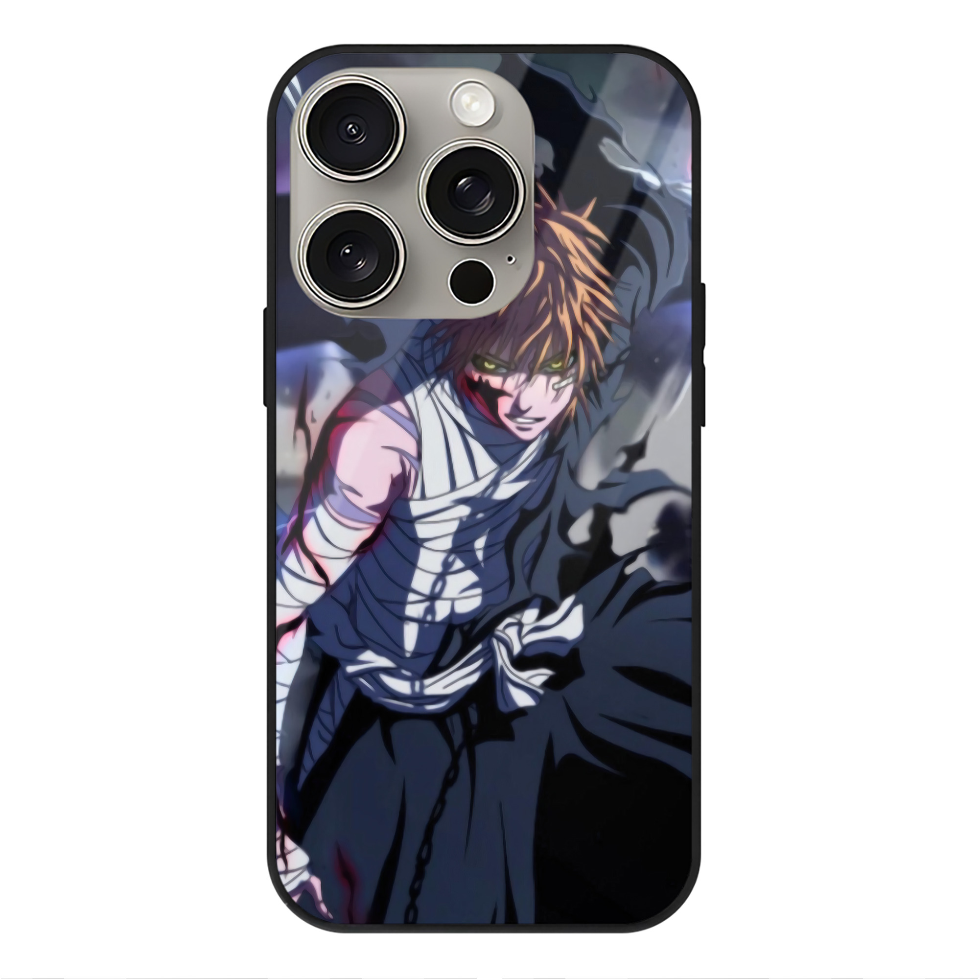 （画像用） ブリーチ BLEACH 【iPhone15Pro対応】スマホケース 耐衝撃＆黄変防止 背面ガラス
