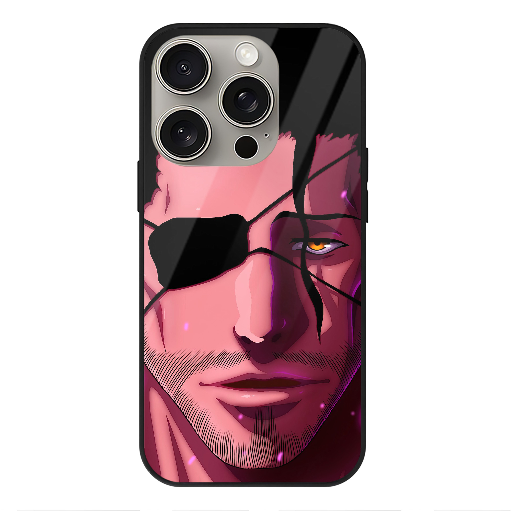 （画像用） ブリーチ BLEACH 【iPhone15Pro対応】スマホケース 耐衝撃＆黄変防止 背面ガラス
