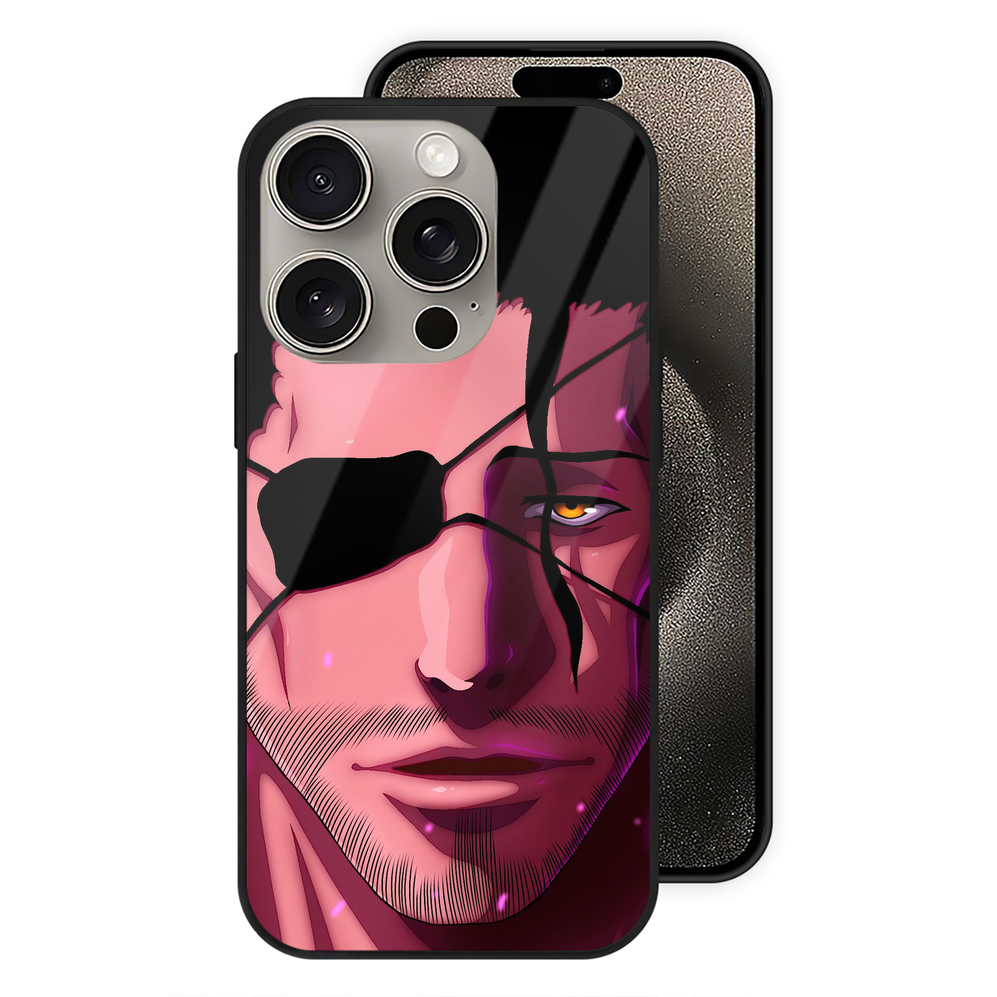 （画像用） ブリーチ BLEACH 【iPhone15Pro対応】スマホケース 耐衝撃＆黄変防止 背面ガラス