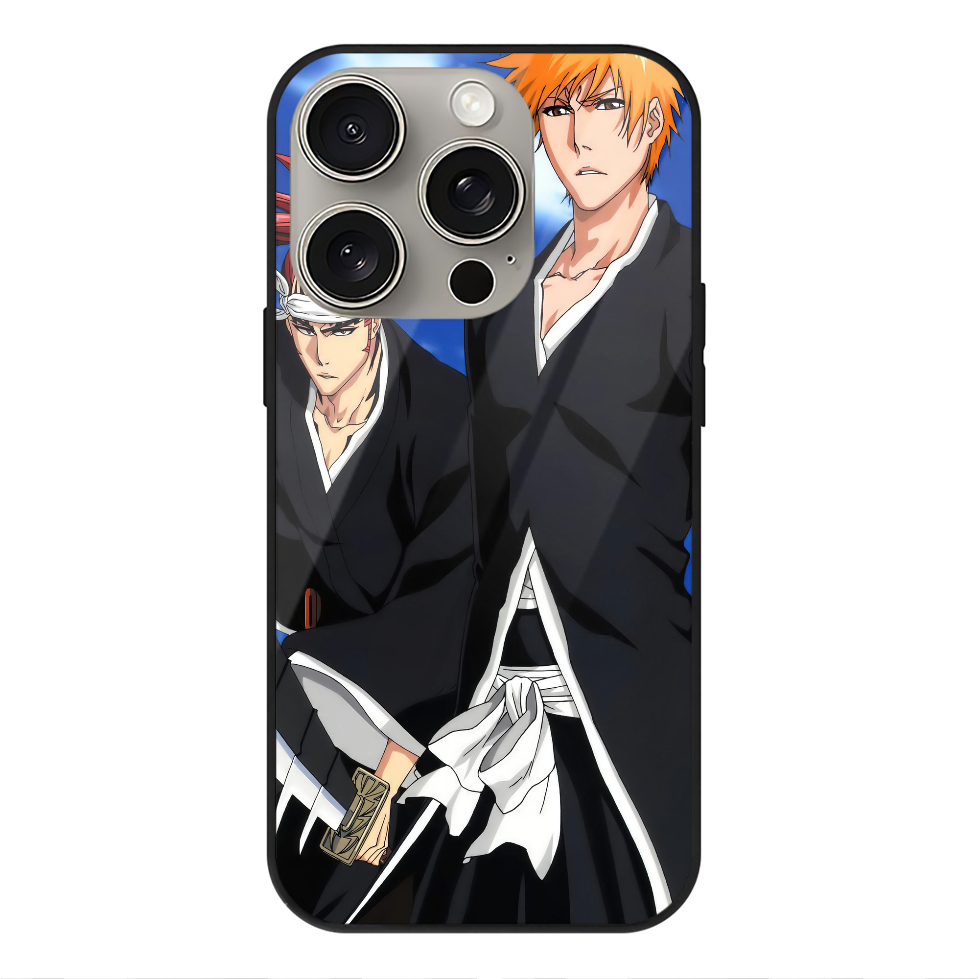 （画像用） ブリーチ BLEACH 【iPhone15Pro対応】スマホケース 耐衝撃＆黄変防止 背面ガラス