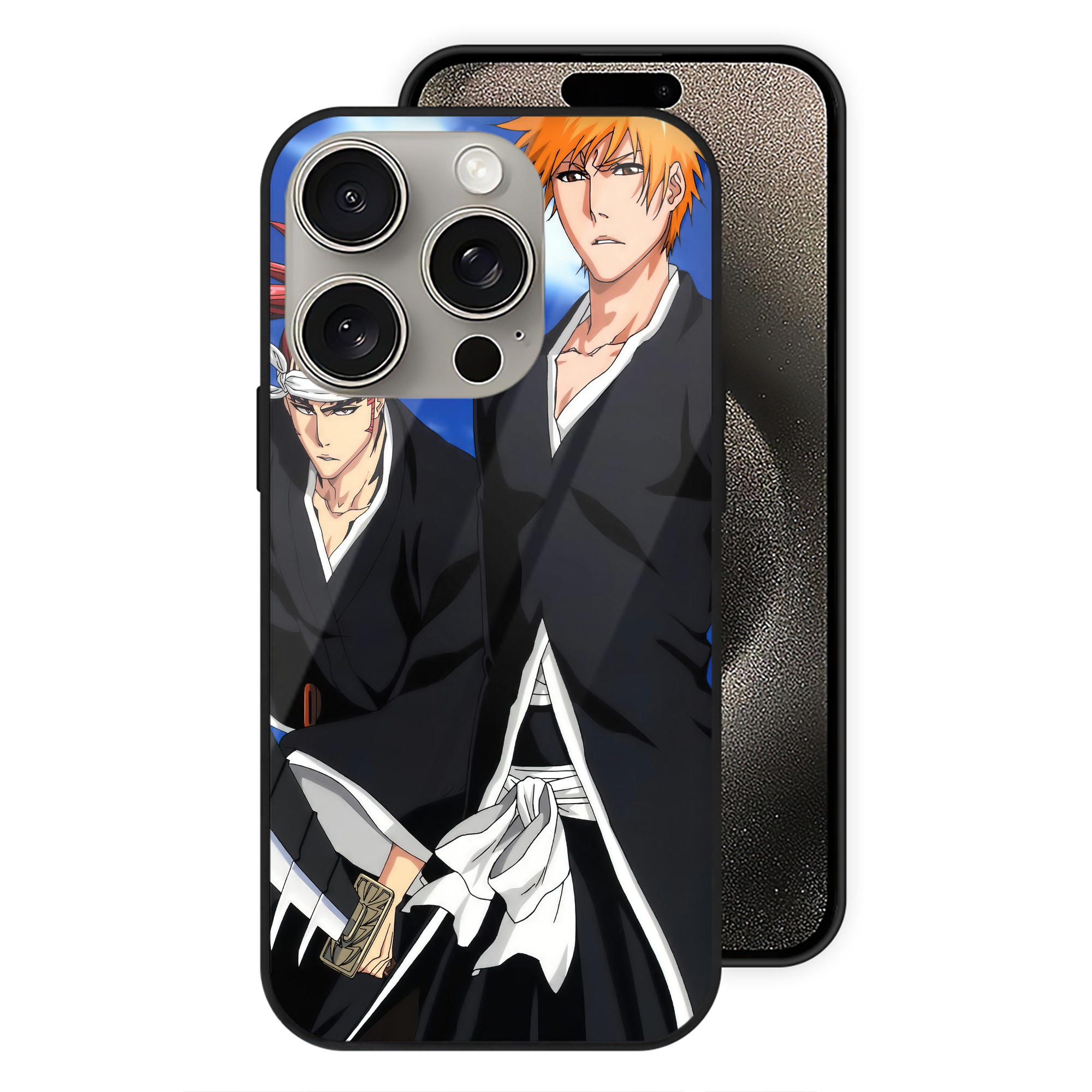 （画像用） ブリーチ BLEACH 【iPhone15Pro対応】スマホケース 耐衝撃＆黄変防止 背面ガラス