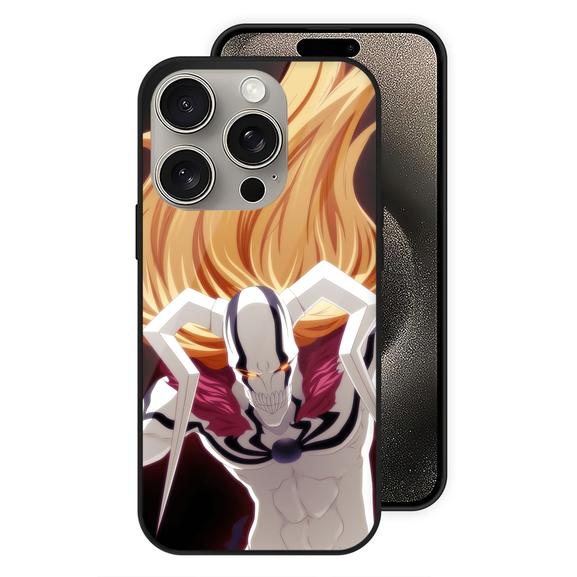 （画像用） ブリーチ BLEACH 【iPhone15Pro対応】スマホケース 耐衝撃＆黄変防止 背面ガラス