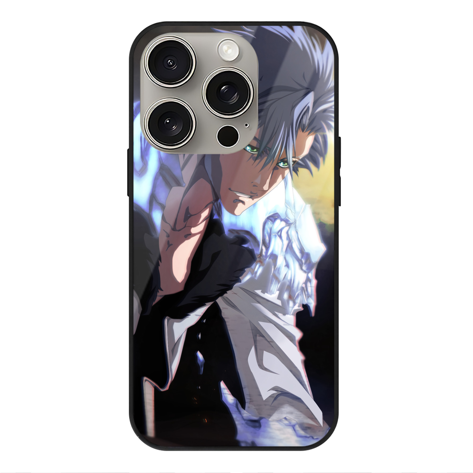 （画像用） ブリーチ BLEACH 【iPhone15Pro対応】スマホケース 耐衝撃＆黄変防止 背面ガラス