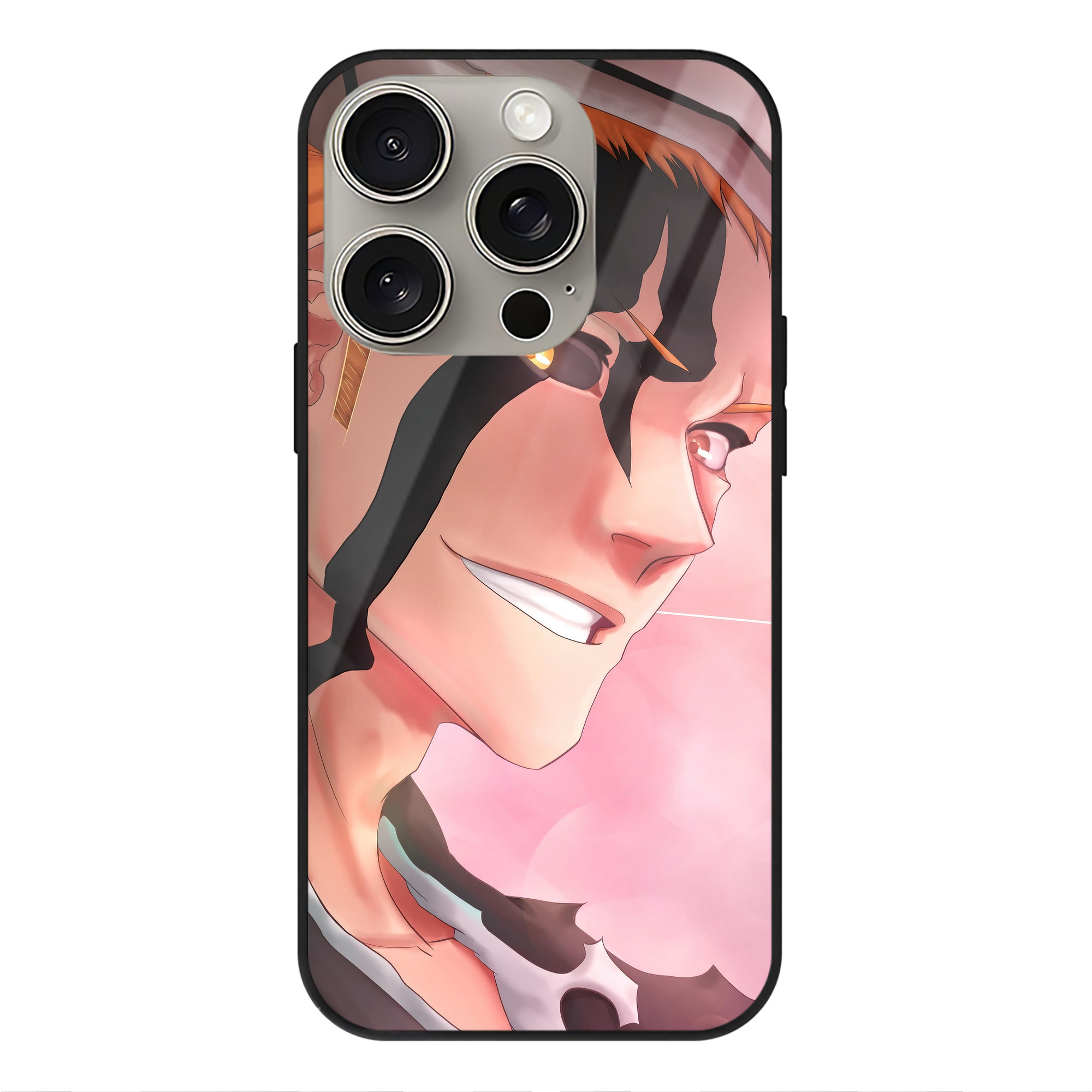 （画像用） ブリーチ BLEACH 【iPhone15Pro対応】スマホケース 耐衝撃＆黄変防止 背面ガラス
