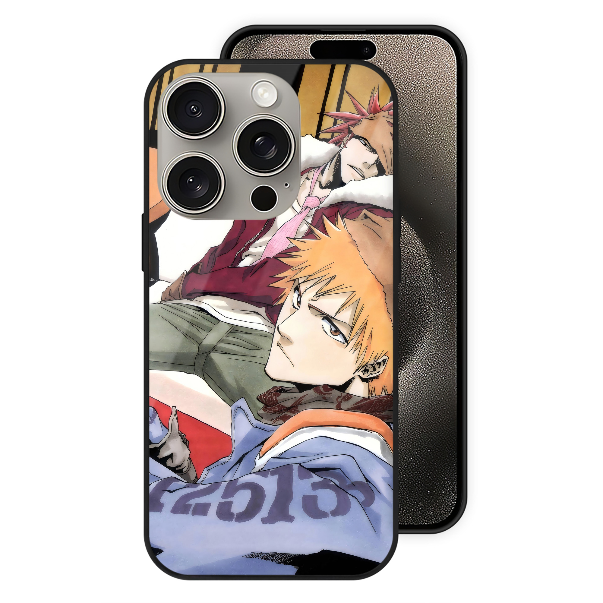 （画像用） ブリーチ BLEACH 【iPhone15Pro対応】スマホケース 耐衝撃＆黄変防止 背面ガラス