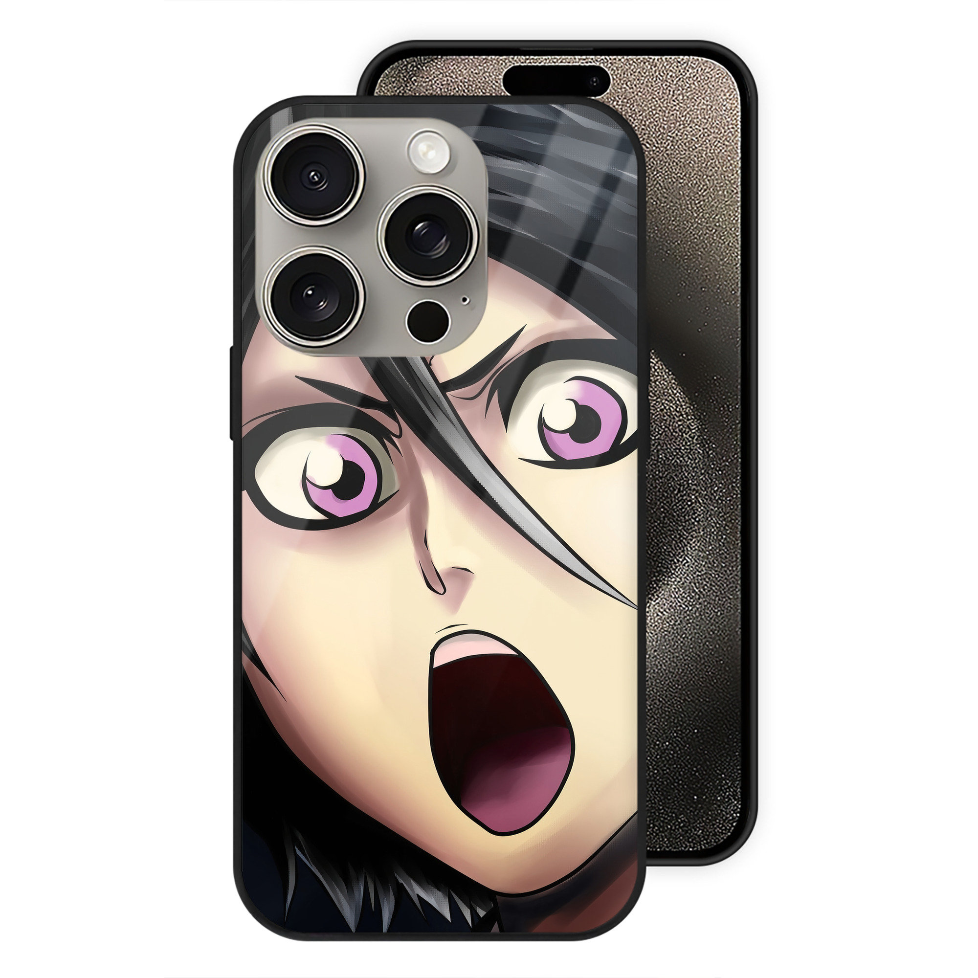 （画像用） ブリーチ BLEACH 【iPhone15Pro対応】スマホケース 耐衝撃＆黄変防止 背面ガラス
