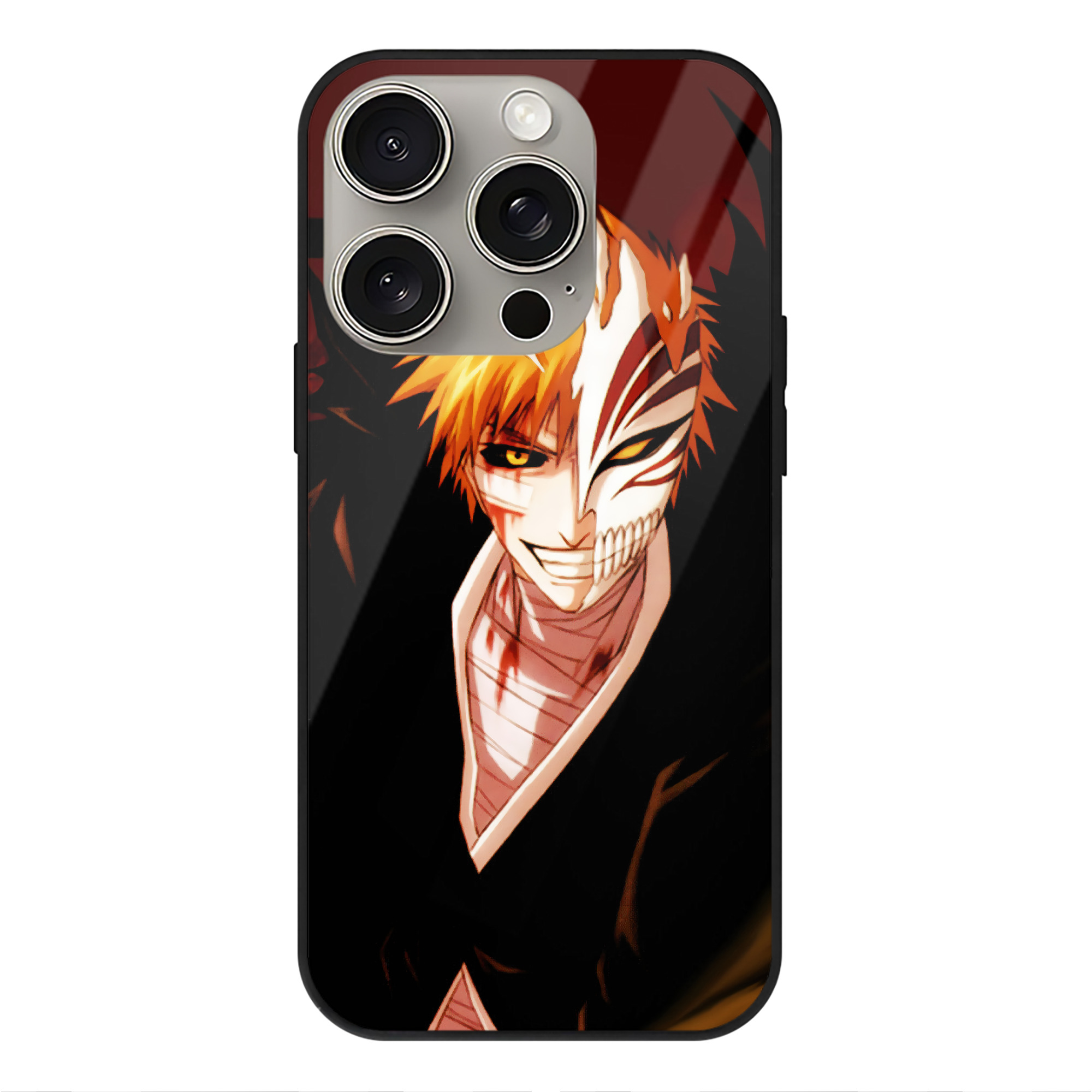 （画像用） ブリーチ BLEACH 【iPhone15Pro対応】スマホケース 耐衝撃＆黄変防止 背面ガラス