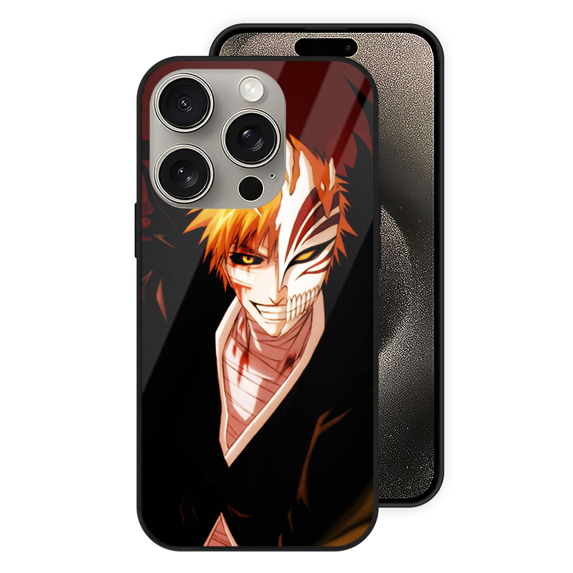 （画像用） ブリーチ BLEACH 【iPhone15Pro対応】スマホケース 耐衝撃＆黄変防止 背面ガラス