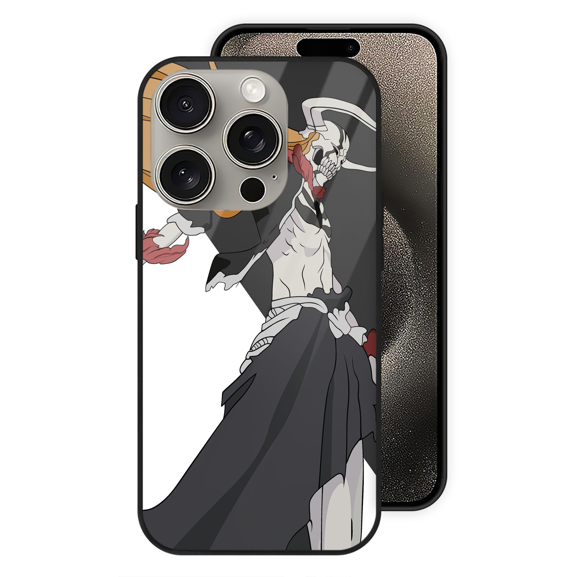 （画像用） ブリーチ BLEACH 【iPhone15Pro対応】スマホケース 耐衝撃＆黄変防止 背面ガラス