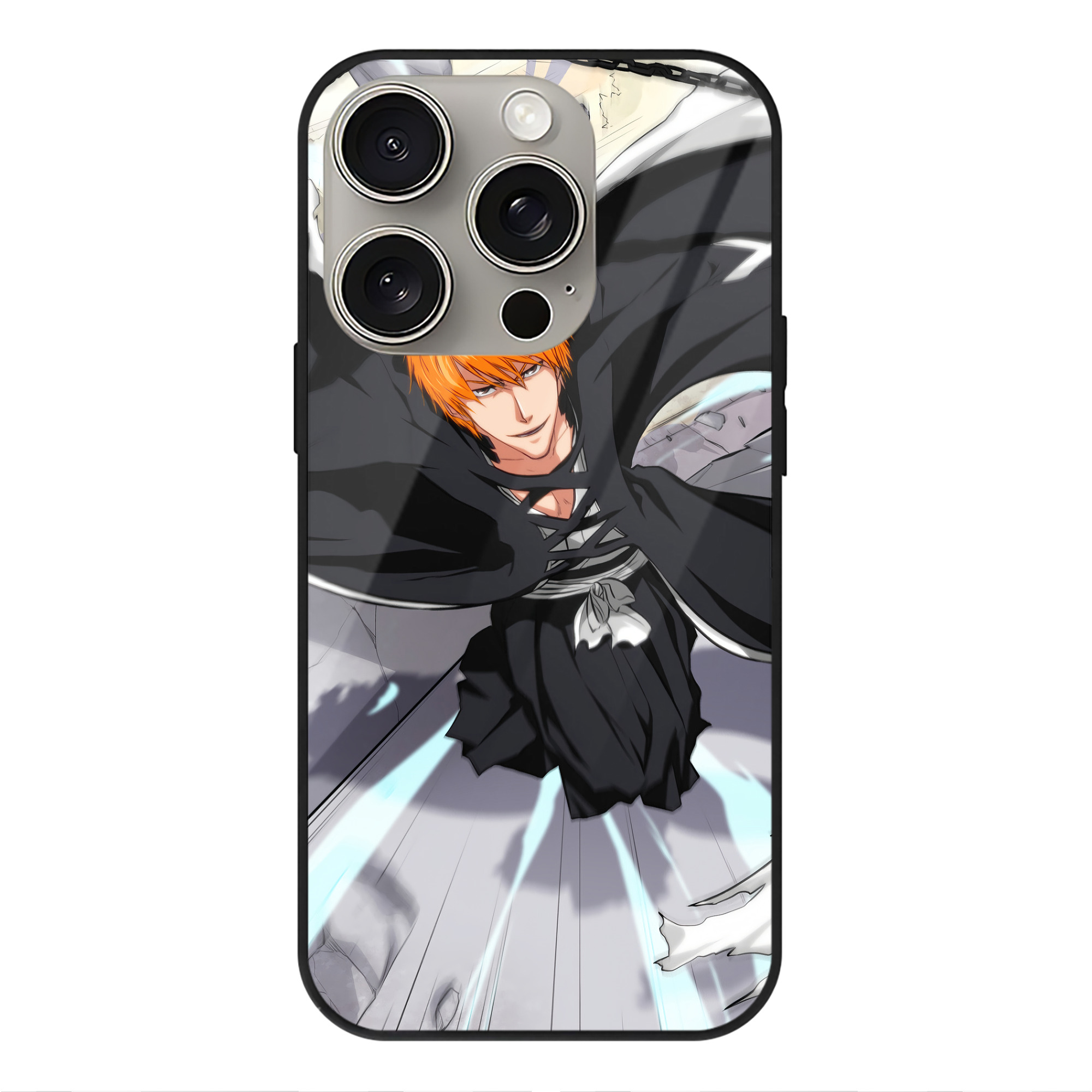 （画像用） ブリーチ BLEACH 【iPhone15Pro対応】スマホケース 耐衝撃＆黄変防止 背面ガラス