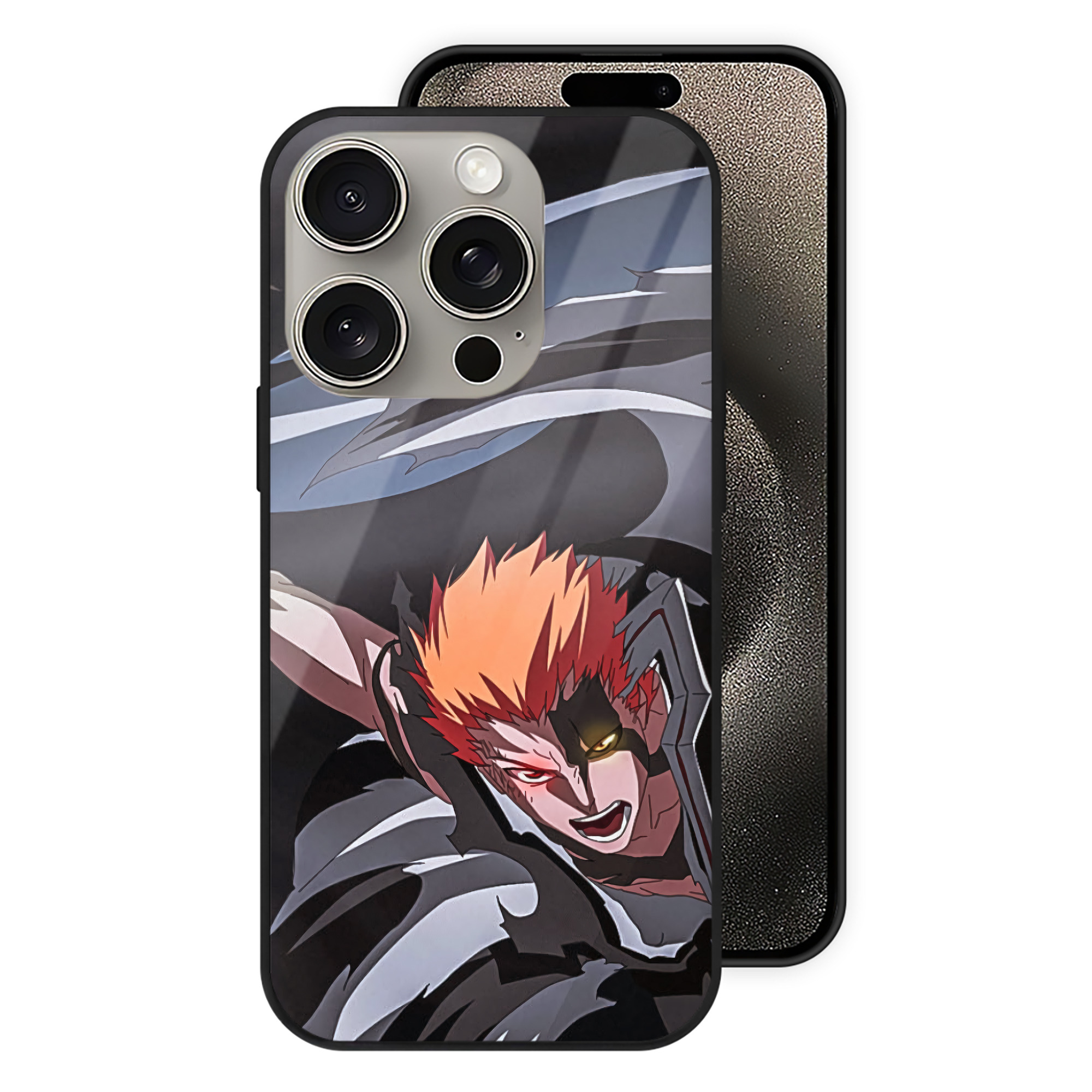 （画像用） ブリーチ BLEACH 【iPhone15Pro対応】スマホケース 耐衝撃＆黄変防止 背面ガラス