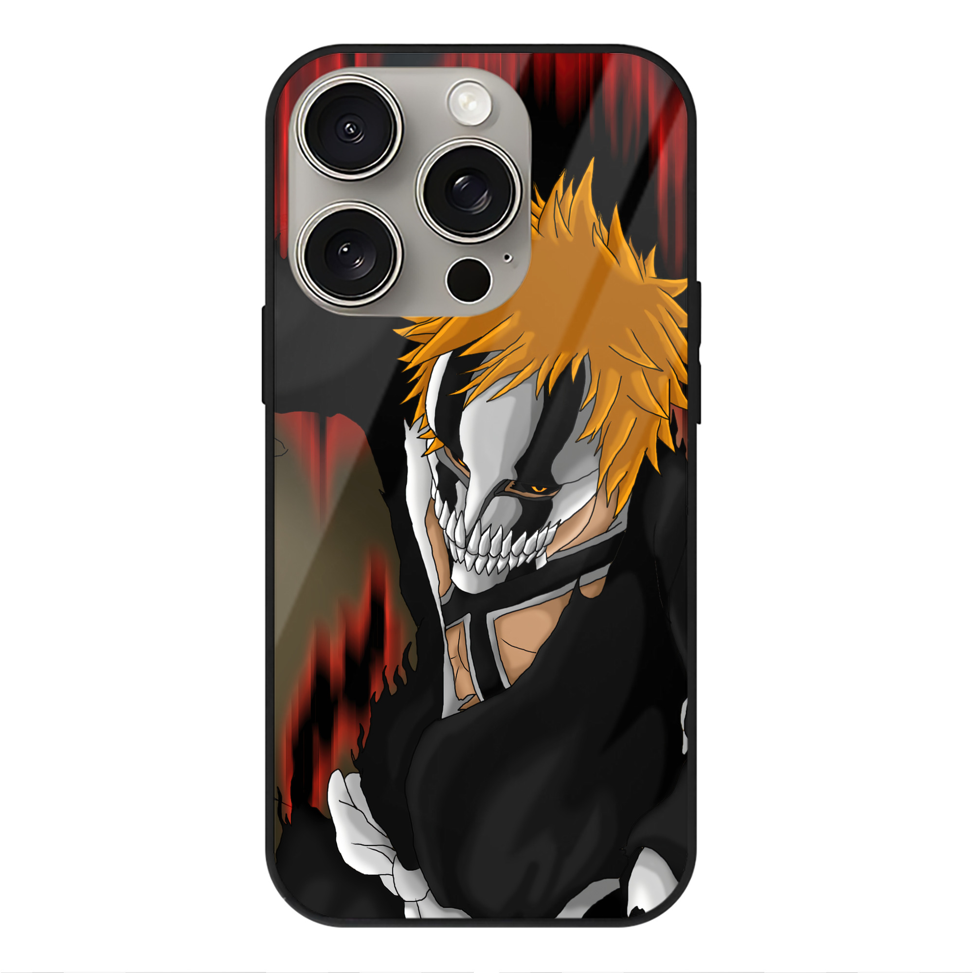 （画像用） ブリーチ BLEACH 【iPhone15Pro対応】スマホケース 耐衝撃＆黄変防止 背面ガラス