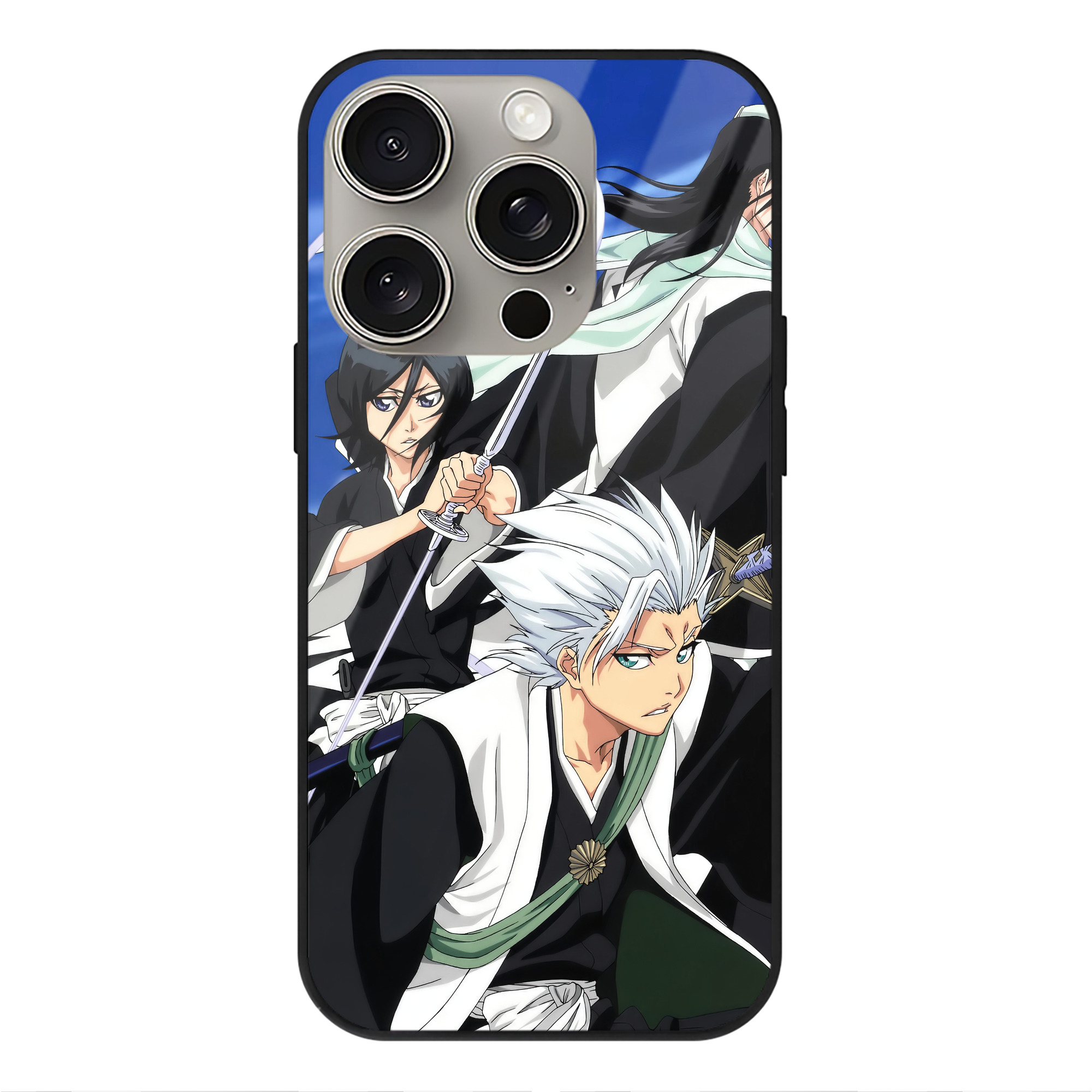 （画像用） ブリーチ BLEACH 【iPhone15Pro対応】スマホケース 耐衝撃＆黄変防止 背面ガラス