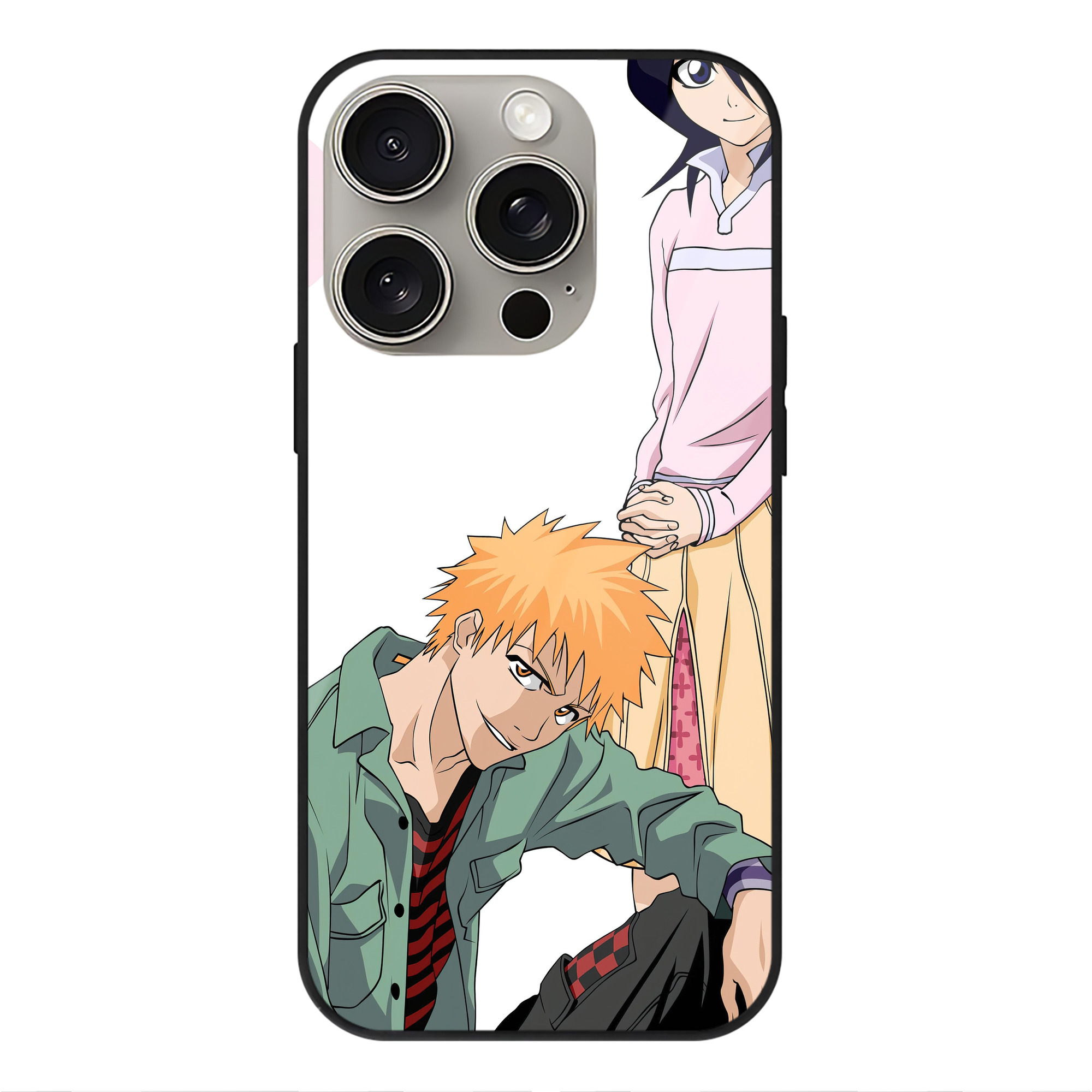 （画像用） ブリーチ BLEACH 【iPhone15Pro対応】スマホケース 耐衝撃＆黄変防止 背面ガラス