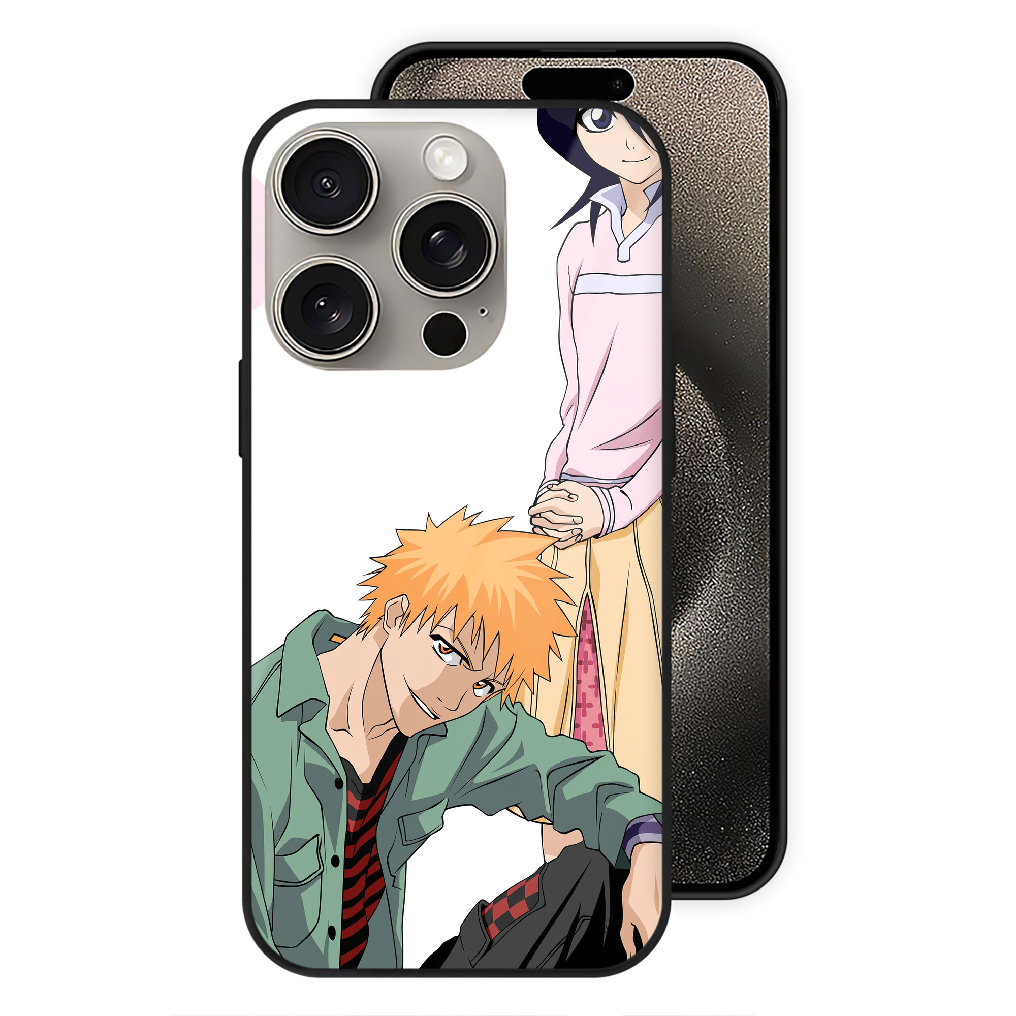 （画像用） ブリーチ BLEACH 【iPhone15Pro対応】スマホケース 耐衝撃＆黄変防止 背面ガラス