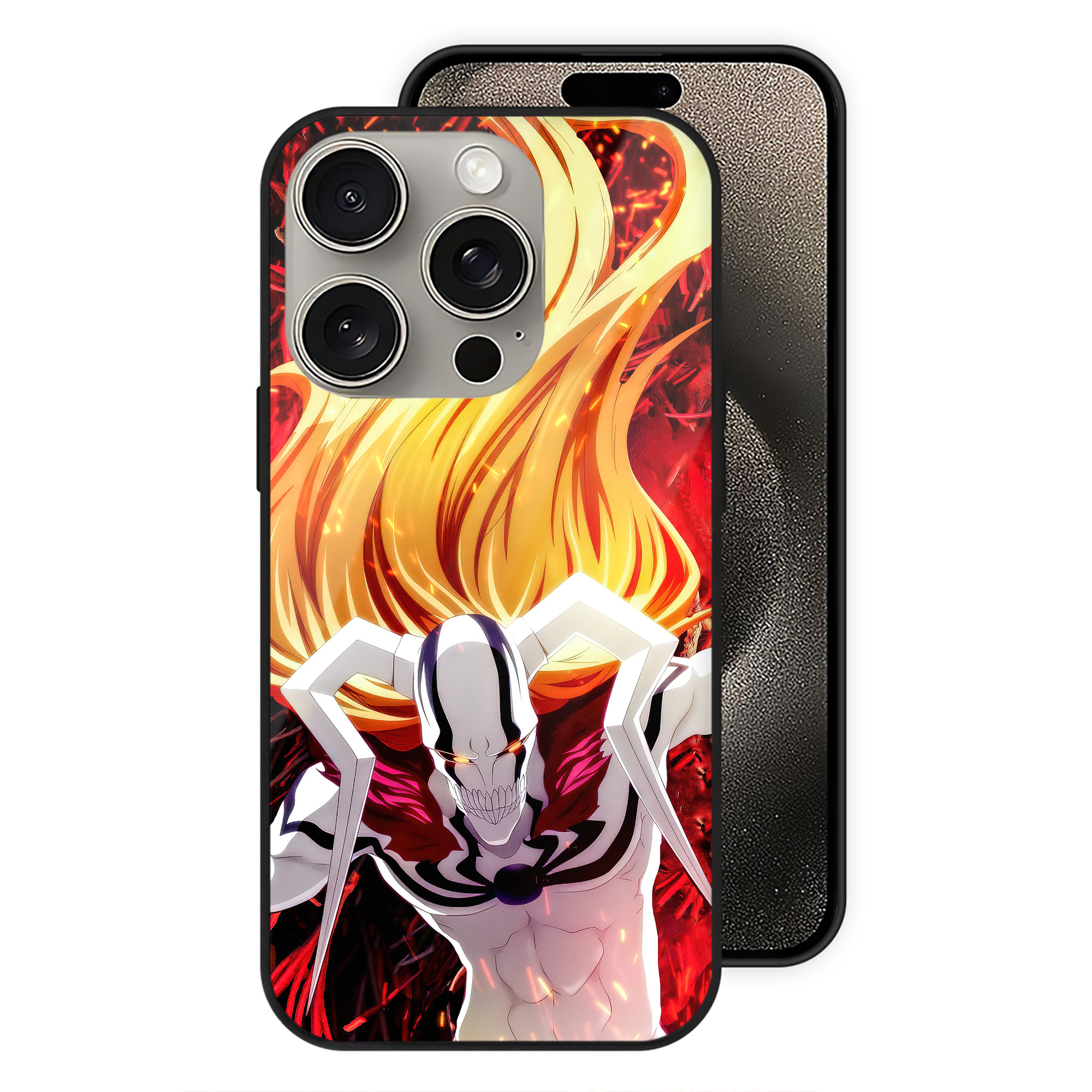 （画像用） ブリーチ BLEACH 【iPhone15Pro対応】スマホケース 耐衝撃＆黄変防止 背面ガラス