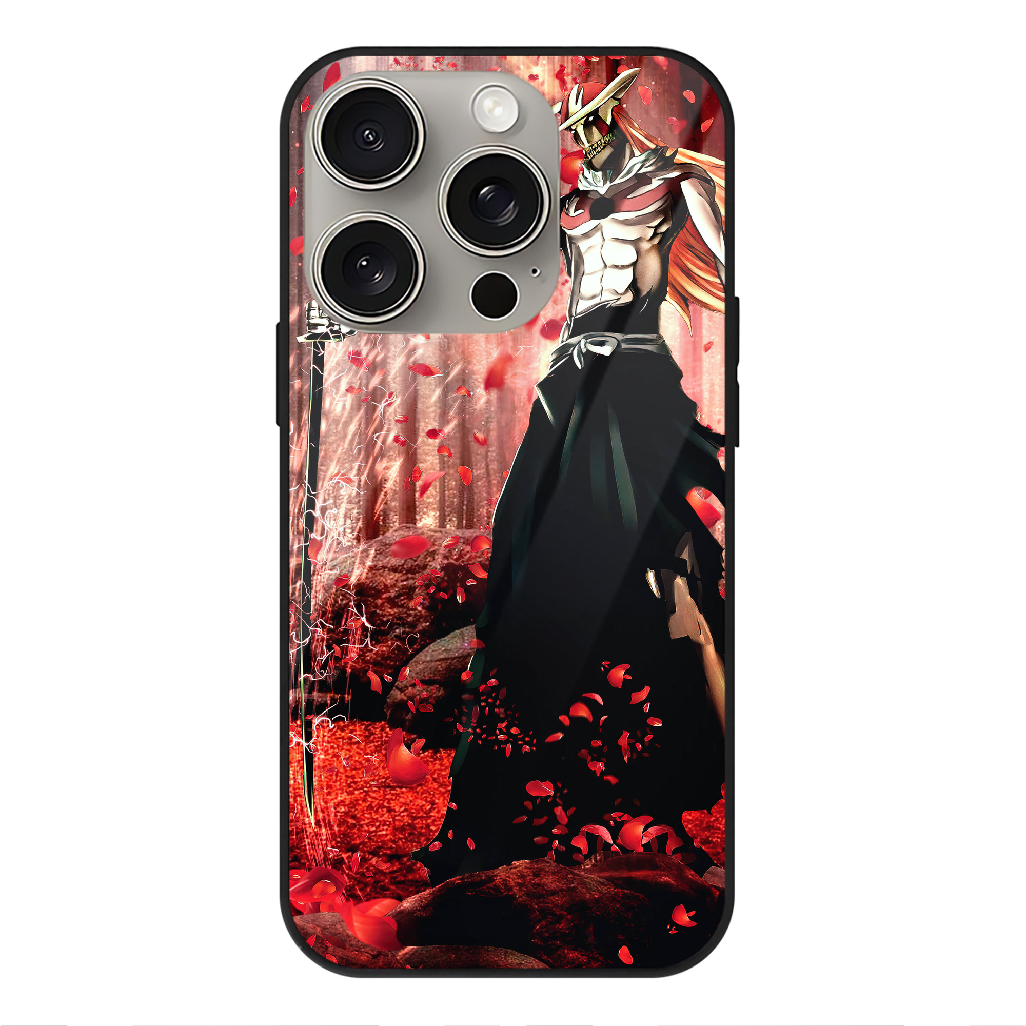 （画像用） ブリーチ BLEACH 【iPhone15Pro対応】スマホケース 耐衝撃＆黄変防止 背面ガラス