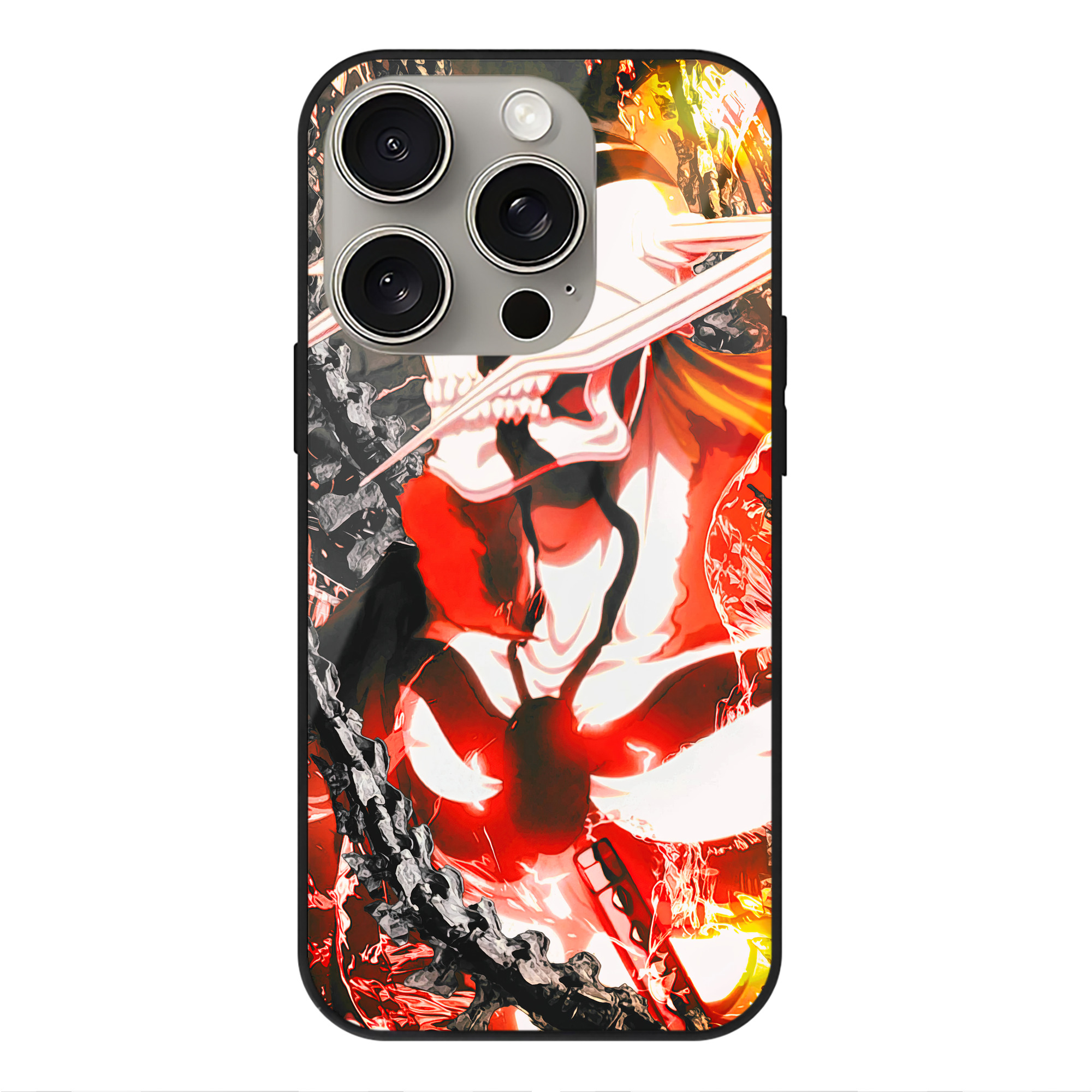 （画像用） ブリーチ BLEACH 【iPhone15Pro対応】スマホケース 耐衝撃＆黄変防止 背面ガラス