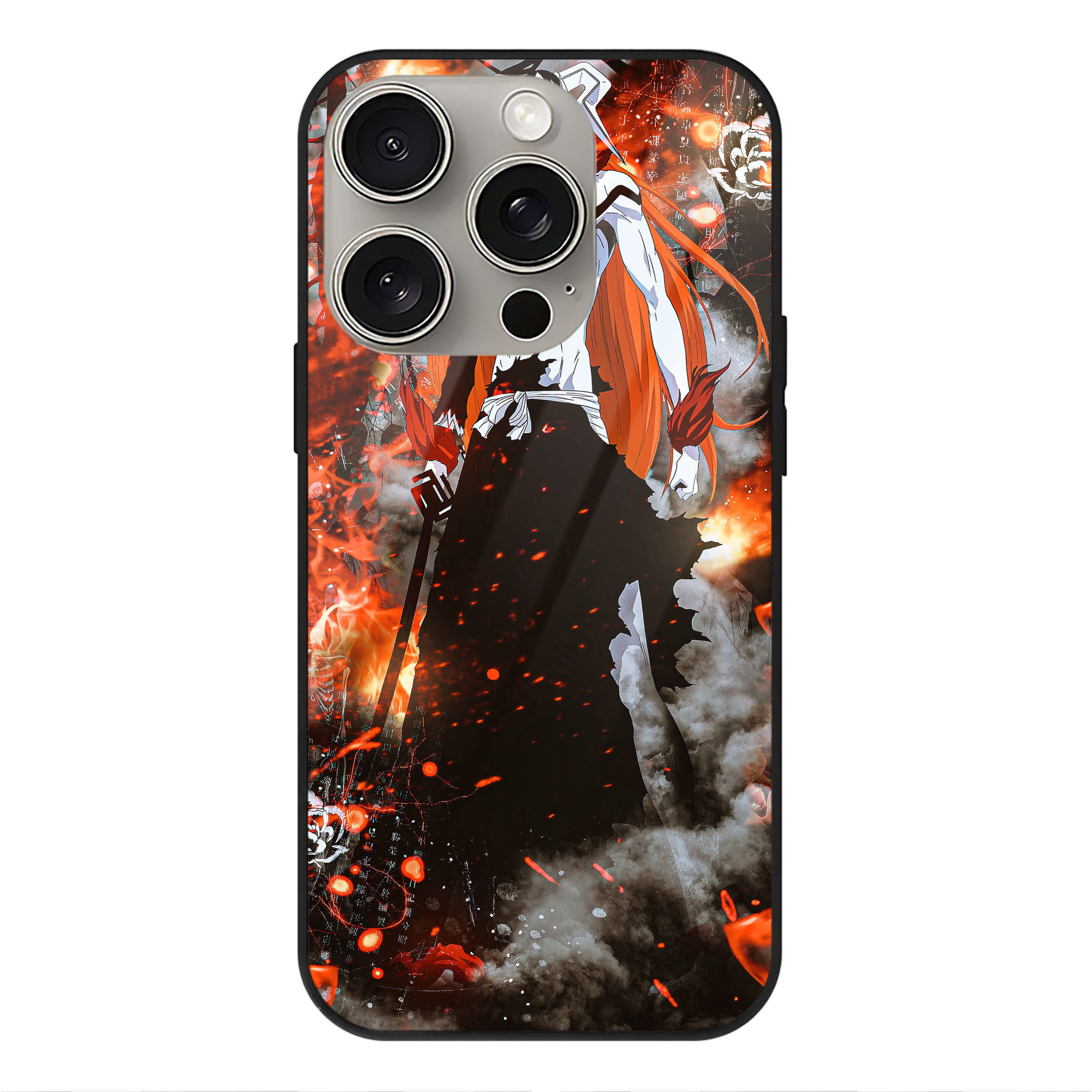 （画像用） ブリーチ BLEACH 【iPhone15Pro対応】スマホケース 耐衝撃＆黄変防止 背面ガラス