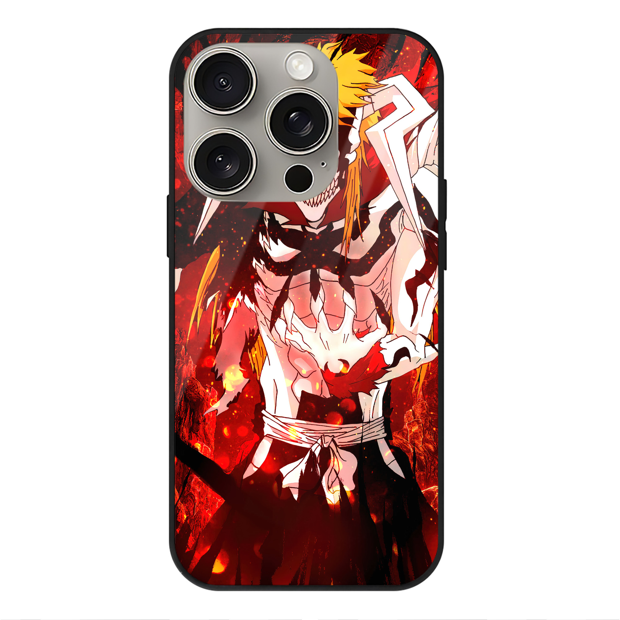 （画像用） ブリーチ BLEACH 【iPhone15Pro対応】スマホケース 耐衝撃＆黄変防止 背面ガラス