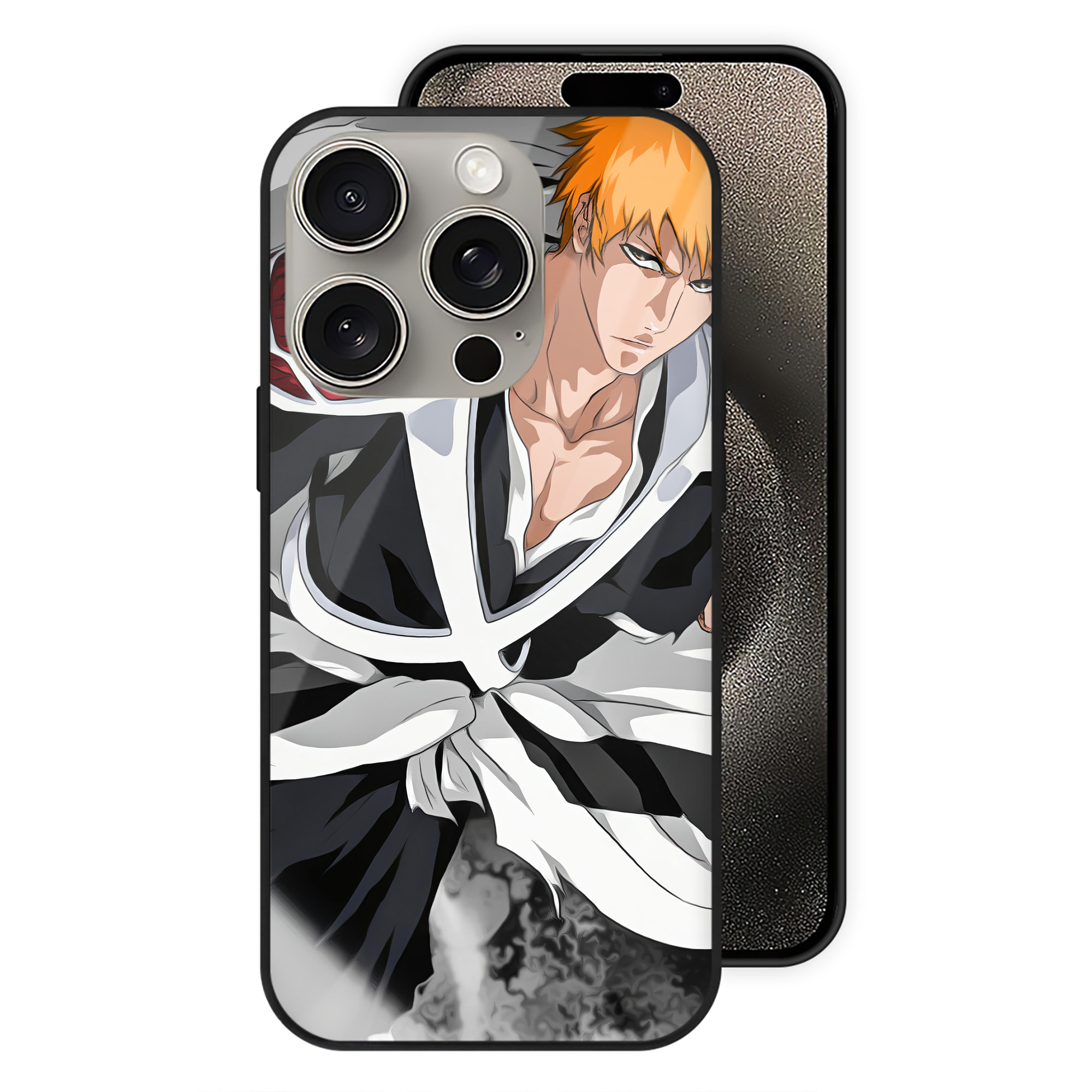 （画像用） ブリーチ BLEACH 【iPhone15Pro対応】スマホケース 耐衝撃＆黄変防止 背面ガラス