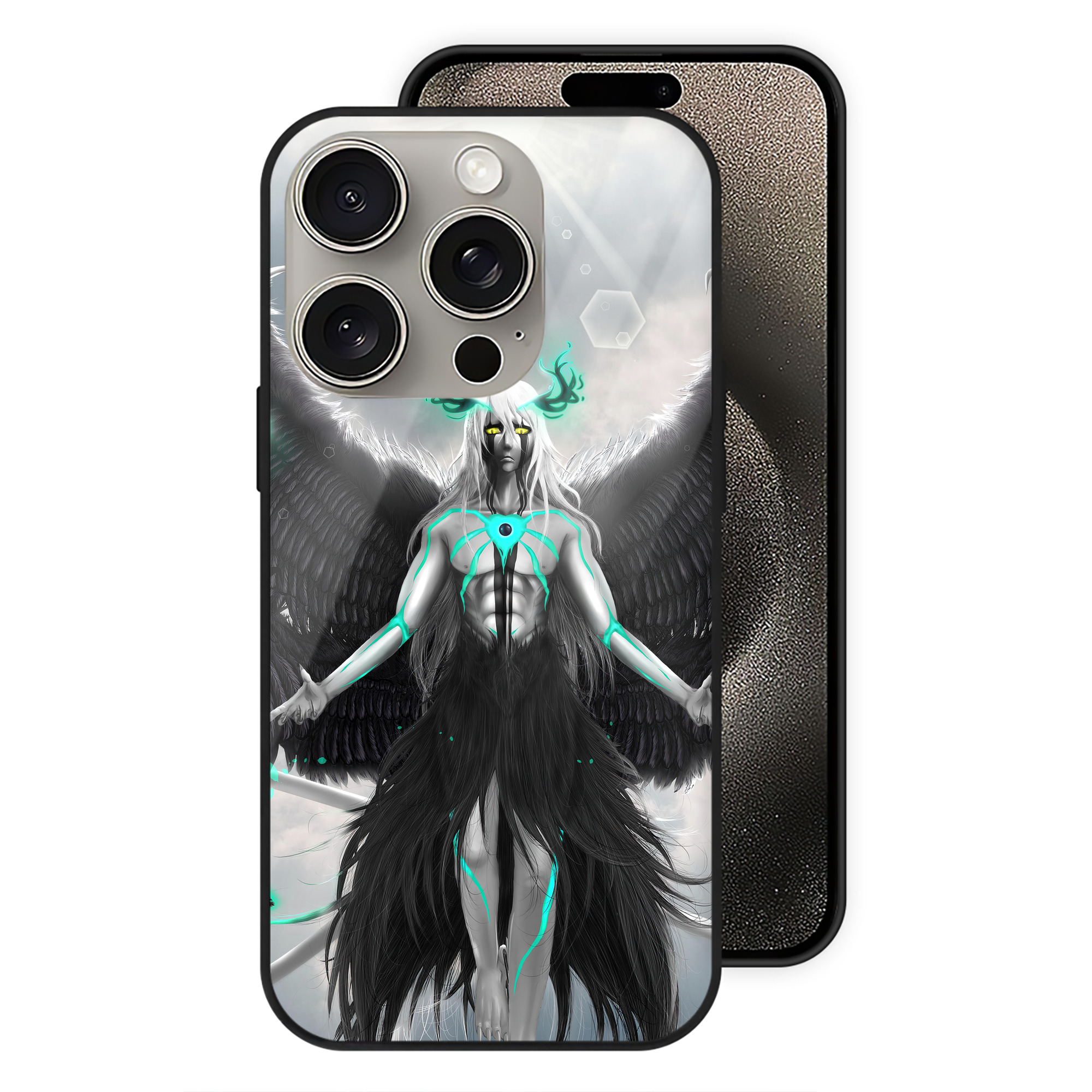 （画像用） ブリーチ BLEACH 【iPhone15Pro対応】スマホケース 耐衝撃＆黄変防止 背面ガラス