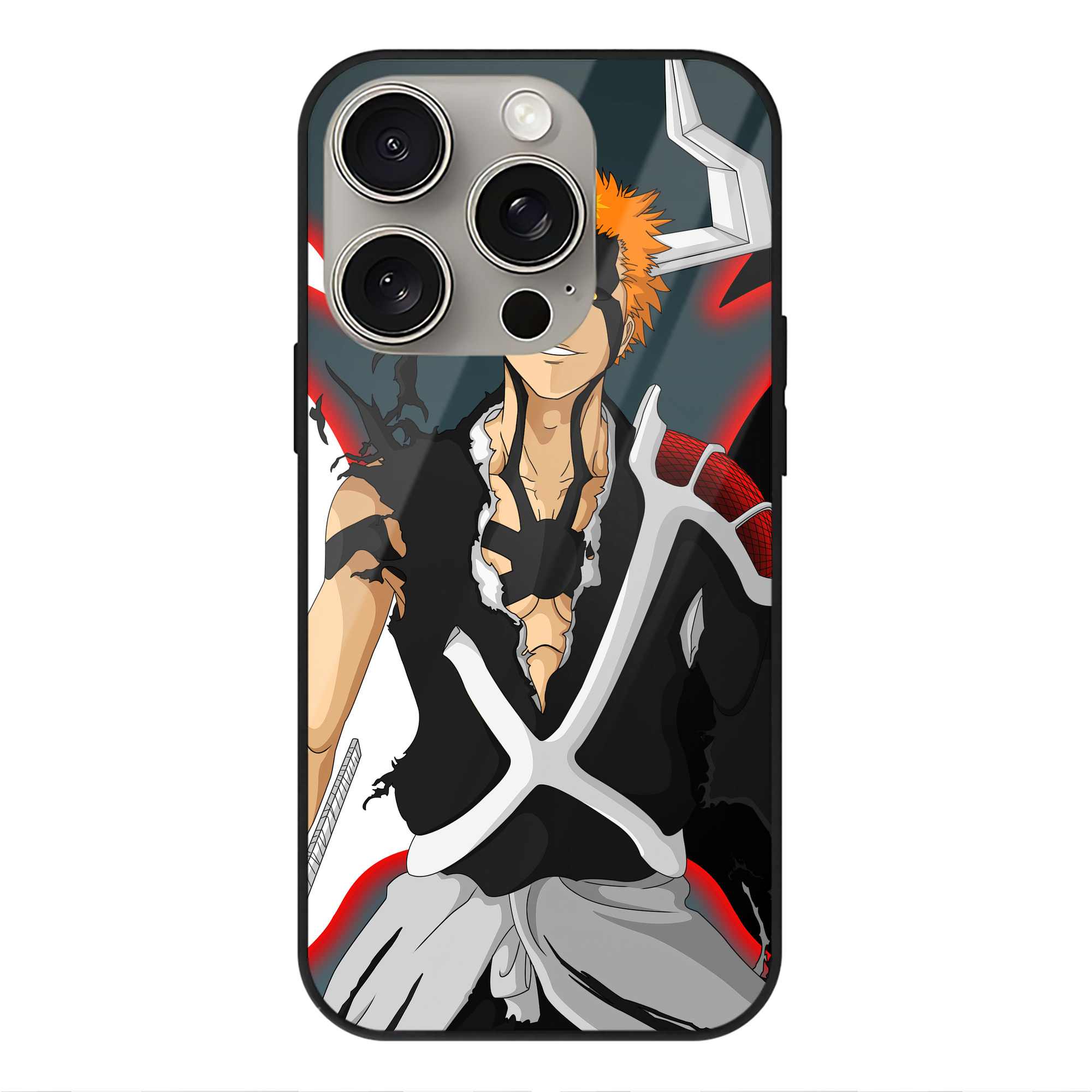 （画像用） ブリーチ BLEACH 【iPhone15Pro対応】スマホケース 耐衝撃＆黄変防止 背面ガラス