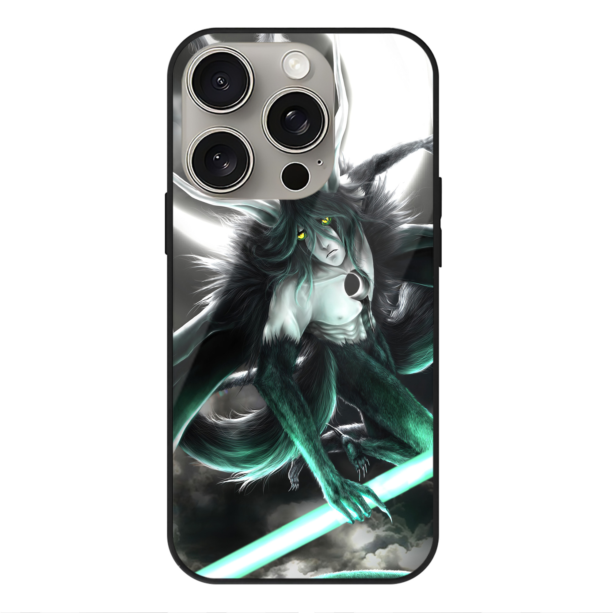 （画像用） ブリーチ BLEACH 【iPhone15Pro対応】スマホケース 耐衝撃＆黄変防止 背面ガラス