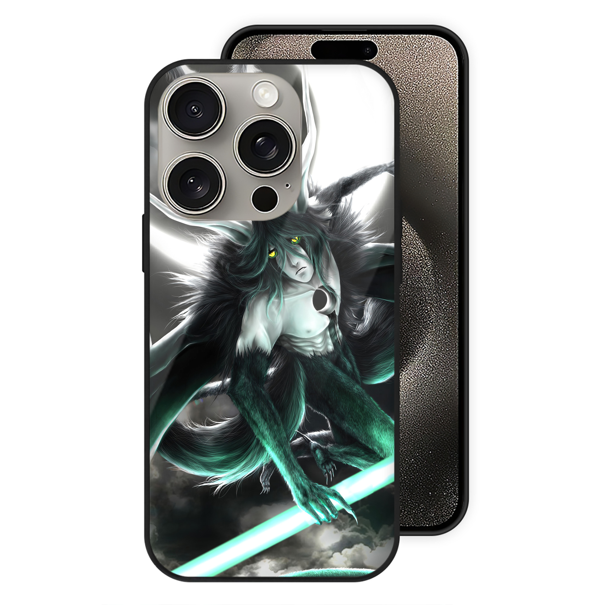 （画像用） ブリーチ BLEACH 【iPhone15Pro対応】スマホケース 耐衝撃＆黄変防止 背面ガラス