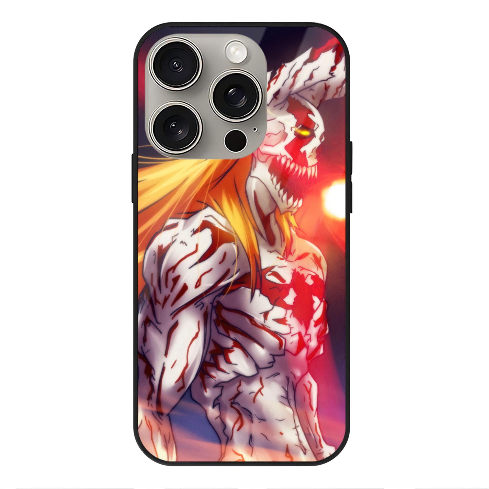 （画像用） ブリーチ BLEACH 【iPhone15Pro対応】スマホケース 耐衝撃＆黄変防止 背面ガラス