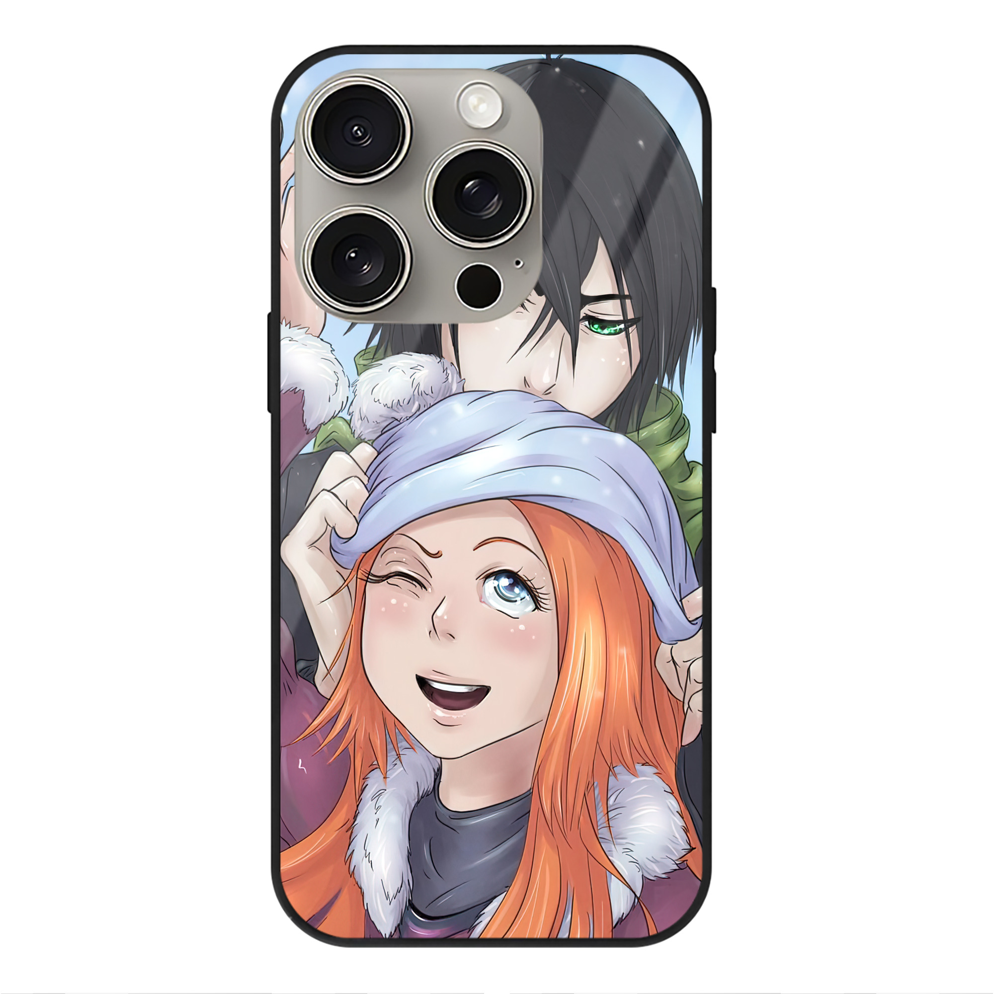（画像用） ブリーチ BLEACH 【iPhone15Pro対応】スマホケース 耐衝撃＆黄変防止 背面ガラス