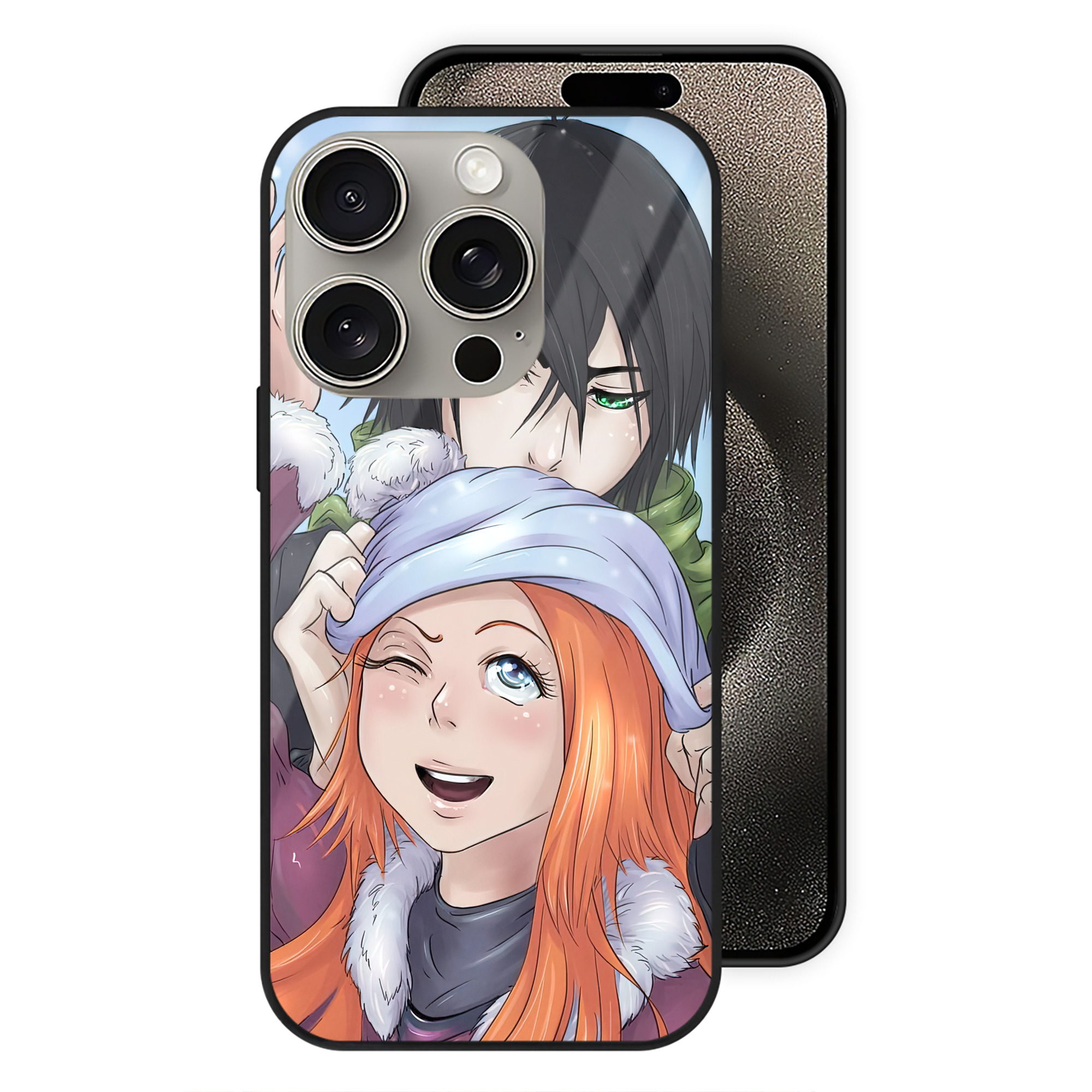 （画像用） ブリーチ BLEACH 【iPhone15Pro対応】スマホケース 耐衝撃＆黄変防止 背面ガラス