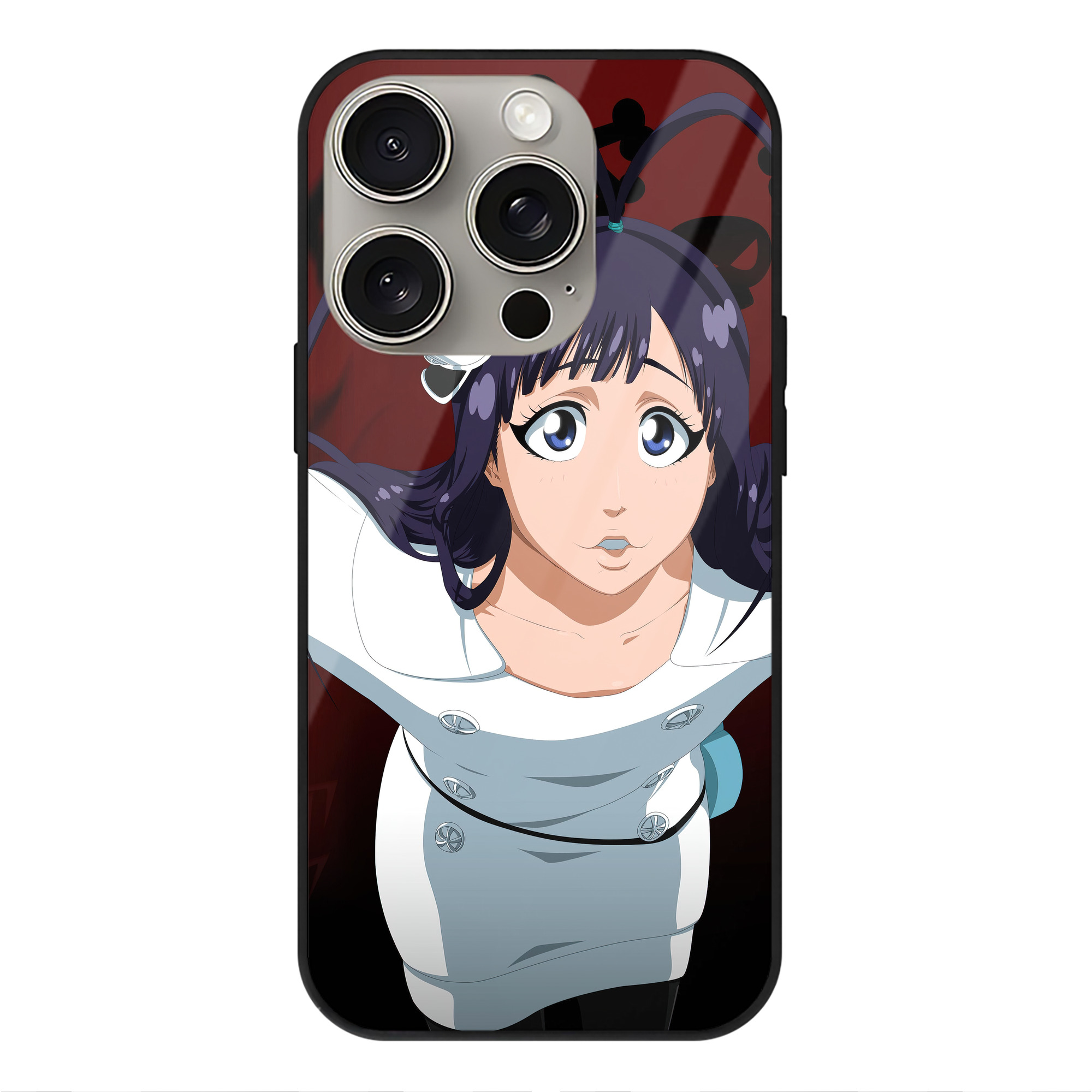 （画像用） ブリーチ BLEACH 【iPhone15Pro対応】スマホケース 耐衝撃＆黄変防止 背面ガラス