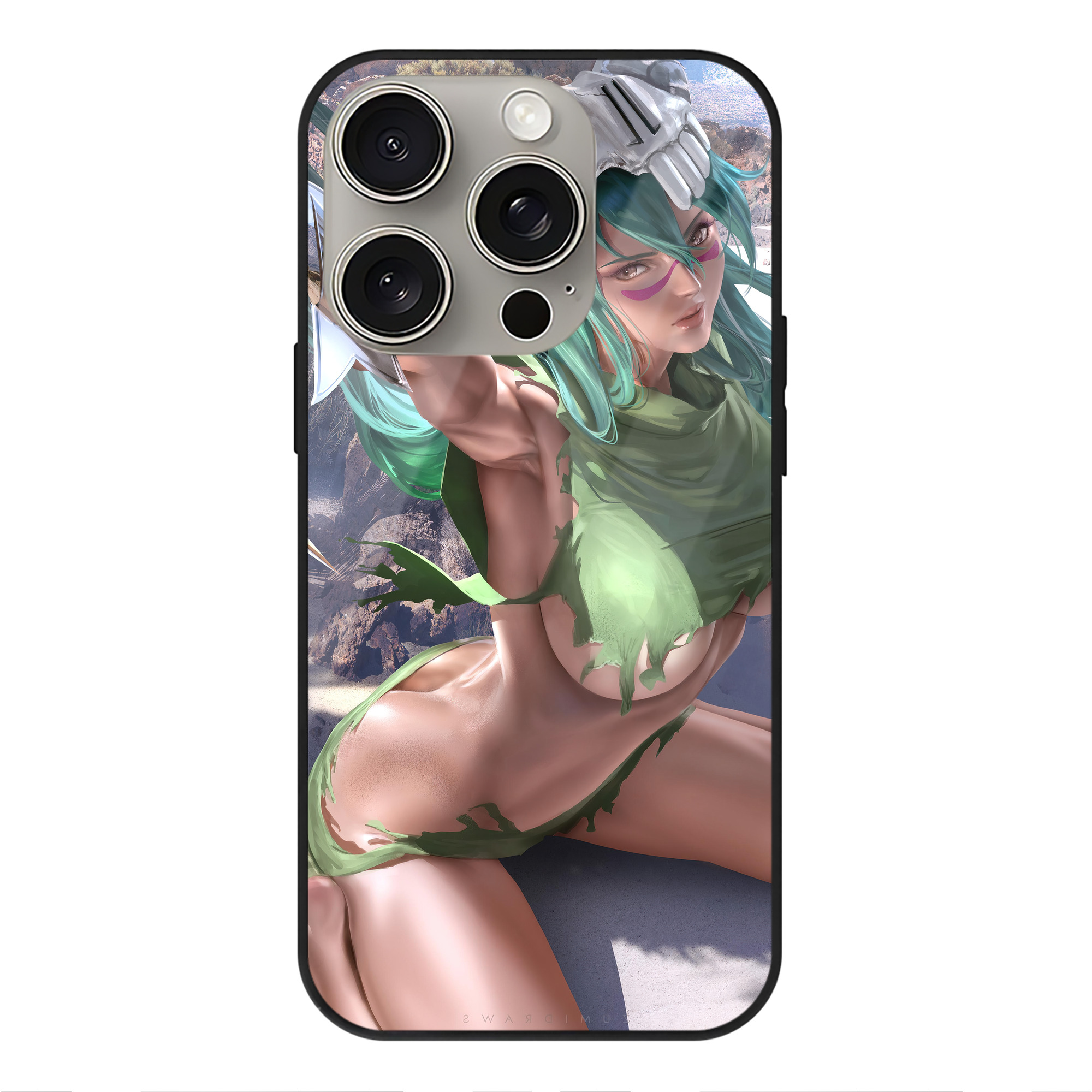 （画像用） ブリーチ BLEACH 【iPhone15Pro対応】スマホケース 耐衝撃＆黄変防止 背面ガラス