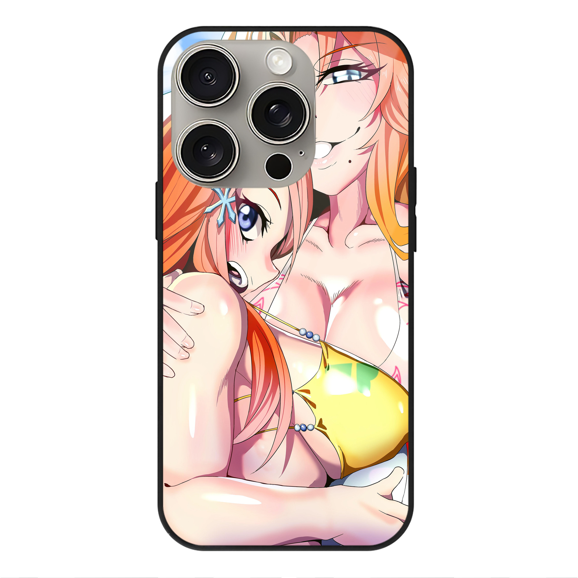 （画像用） ブリーチ BLEACH 【iPhone15Pro対応】スマホケース 耐衝撃＆黄変防止 背面ガラス