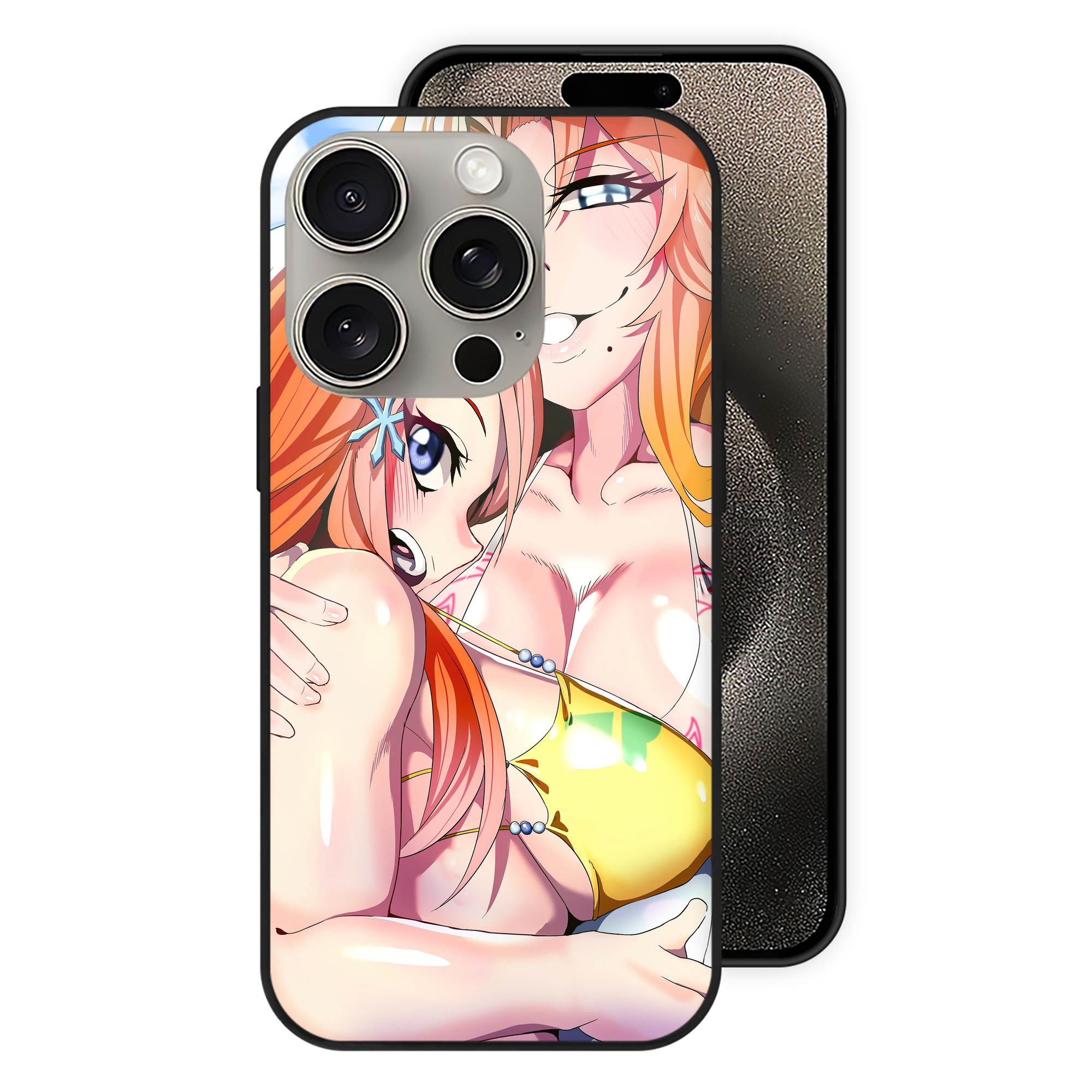 （画像用） ブリーチ BLEACH 【iPhone15Pro対応】スマホケース 耐衝撃＆黄変防止 背面ガラス