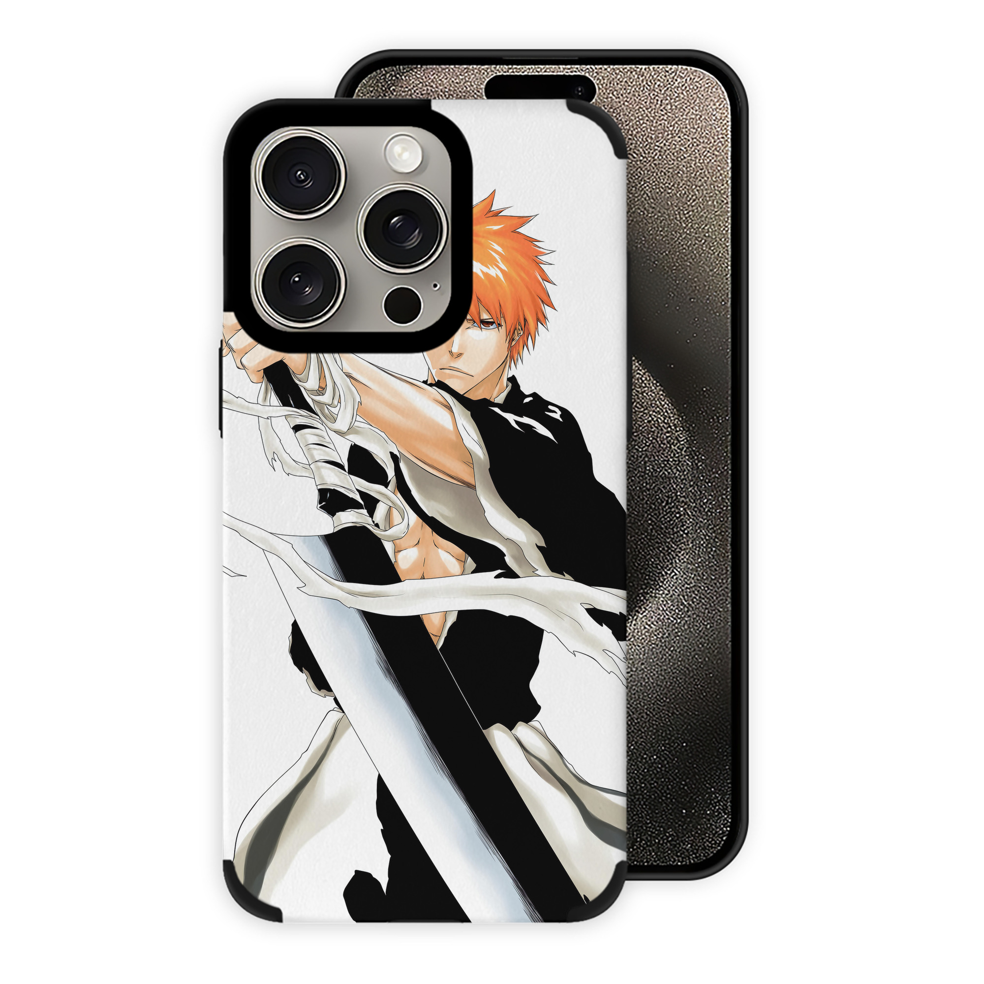（画像用） ブリーチ BLEACH 【iPhone15ProMax対応】 PUレザー スマホケース 耐衝撃＆黄変防止