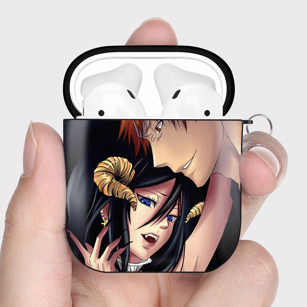 （画像用） ブリーチ BLEACH AirPods 第2世代保護ケース ハードシェル ブラック 耐衝撃・防指紋・カラビナ付き