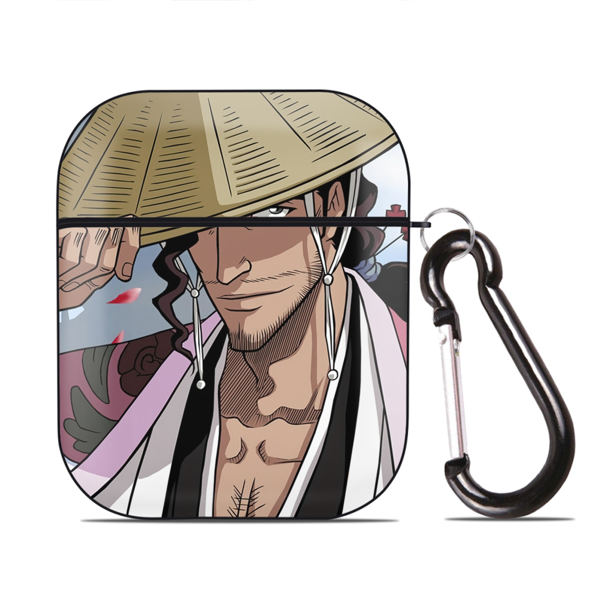 （画像用） ブリーチ BLEACH AirPods 第2世代保護ケース ハードシェル ブラック 耐衝撃・防指紋・カラビナ付き