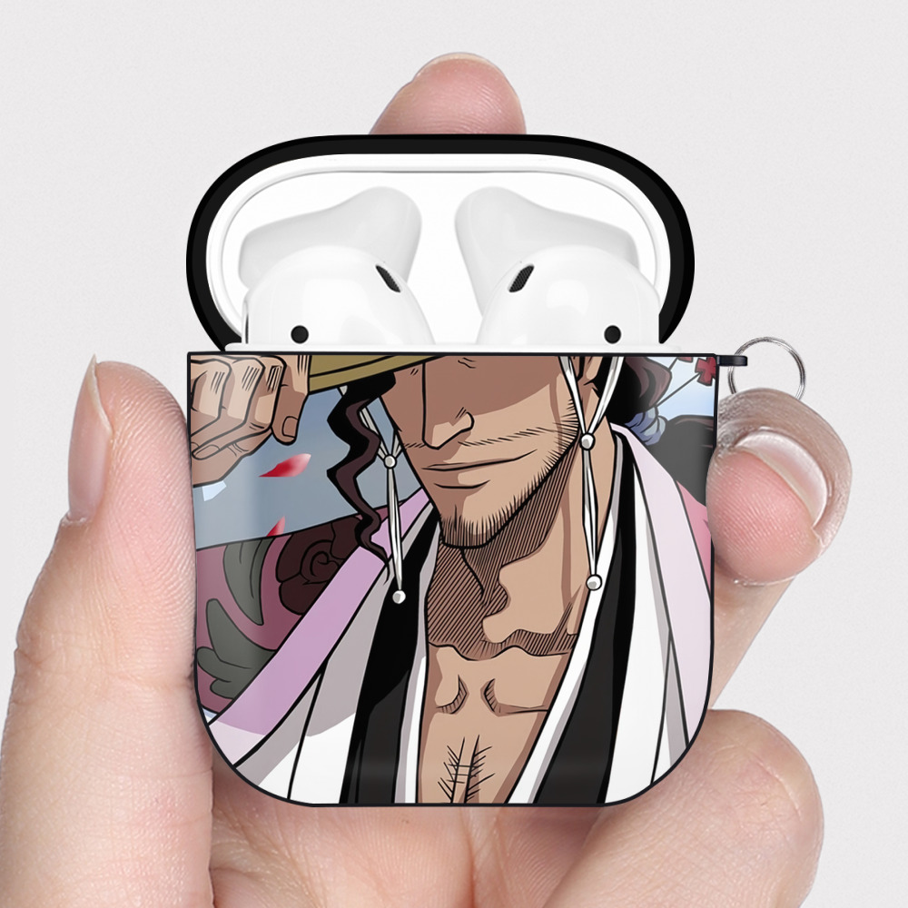 （画像用） ブリーチ BLEACH AirPods 第2世代保護ケース ハードシェル ブラック 耐衝撃・防指紋・カラビナ付き