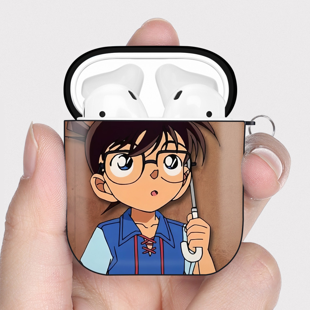 （画像用） ブリーチ BLEACH AirPods 第2世代保護ケース ハードシェル ブラック 耐衝撃・防指紋・カラビナ付き