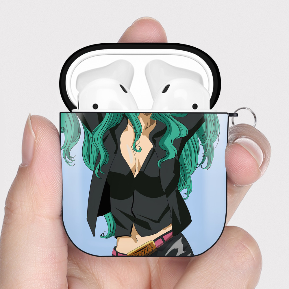 （画像用） ブリーチ BLEACH AirPods 第2世代保護ケース ハードシェル ブラック 耐衝撃・防指紋・カラビナ付き