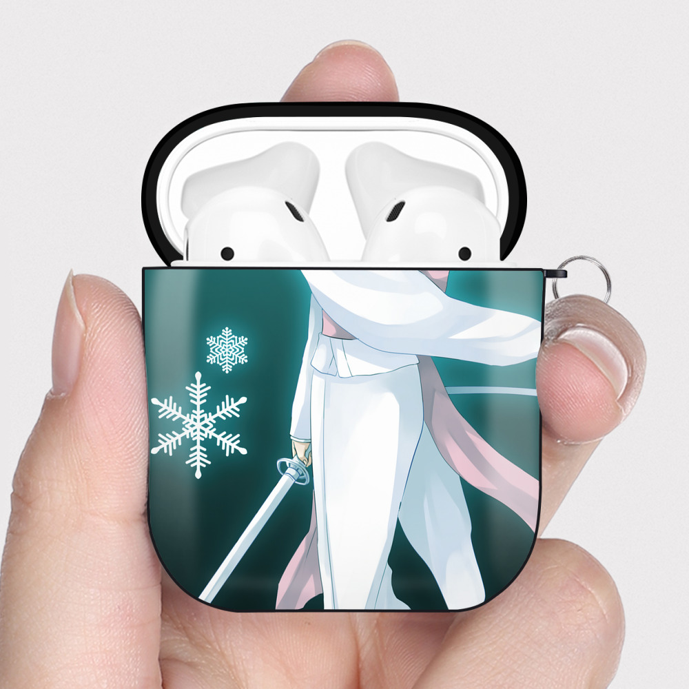 （画像用） ブリーチ BLEACH AirPods 第2世代保護ケース ハードシェル ブラック 耐衝撃・防指紋・カラビナ付き