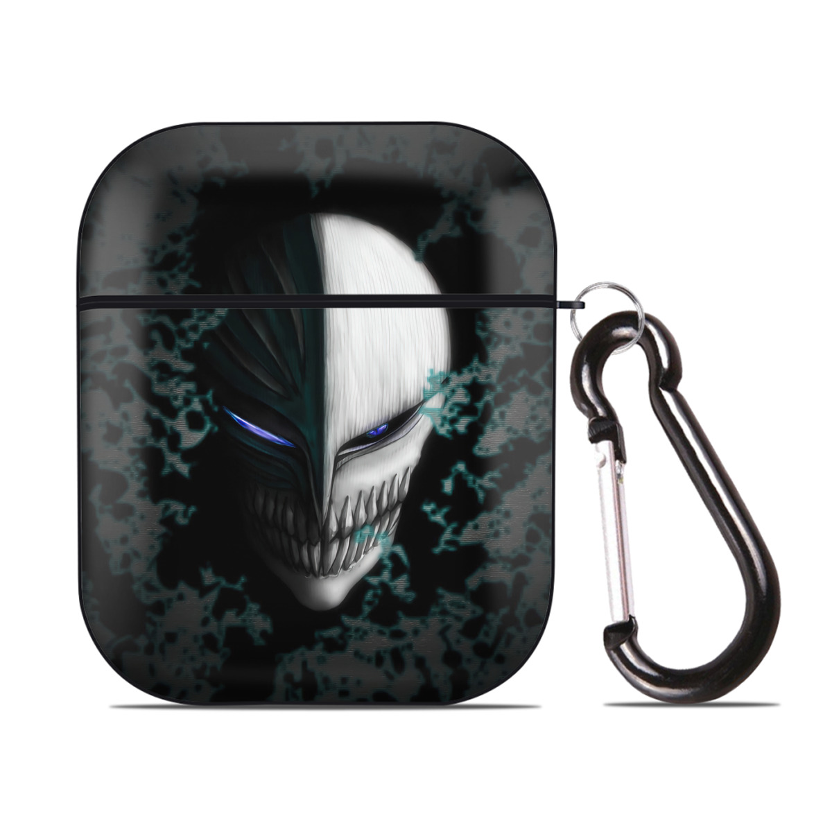 （画像用） ブリーチ BLEACH AirPods 第2世代保護ケース ハードシェル ブラック 耐衝撃・防指紋・カラビナ付き