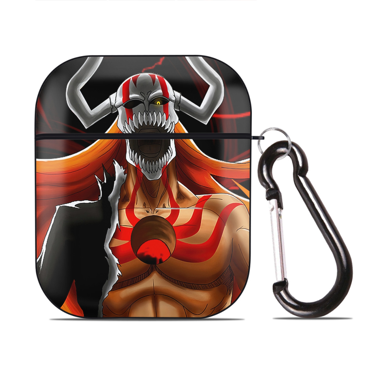 （画像用） ブリーチ BLEACH AirPods 第2世代保護ケース ハードシェル ブラック 耐衝撃・防指紋・カラビナ付き