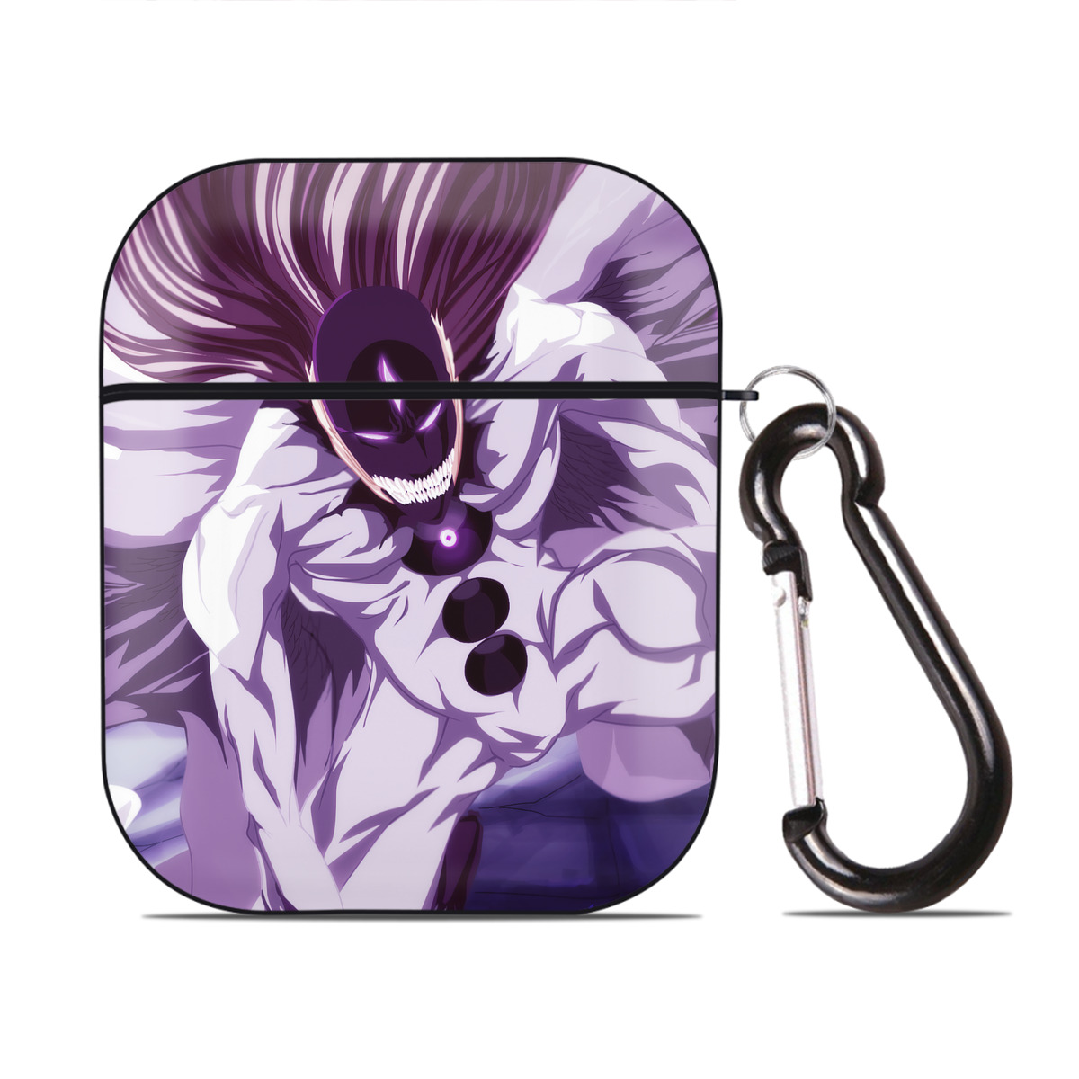 （画像用） ブリーチ BLEACH AirPods 第2世代保護ケース ハードシェル ブラック 耐衝撃・防指紋・カラビナ付き