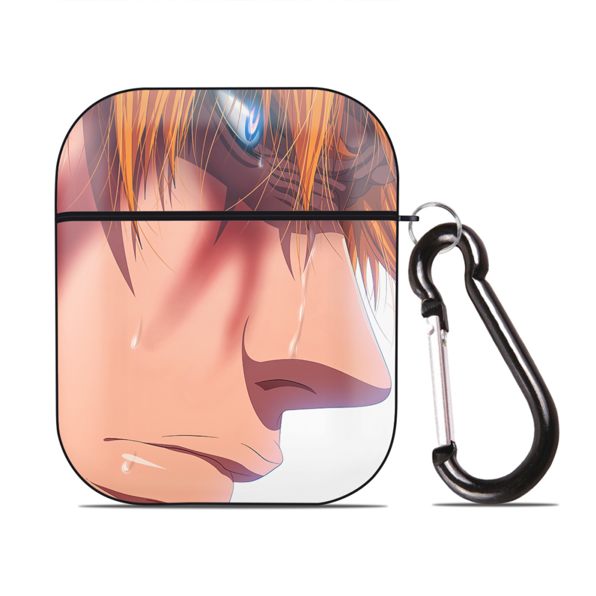 （画像用） ブリーチ BLEACH AirPods 第2世代保護ケース ハードシェル ブラック 耐衝撃・防指紋・カラビナ付き