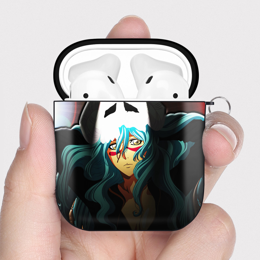 （画像用） ブリーチ BLEACH AirPods 第2世代保護ケース ハードシェル ブラック 耐衝撃・防指紋・カラビナ付き