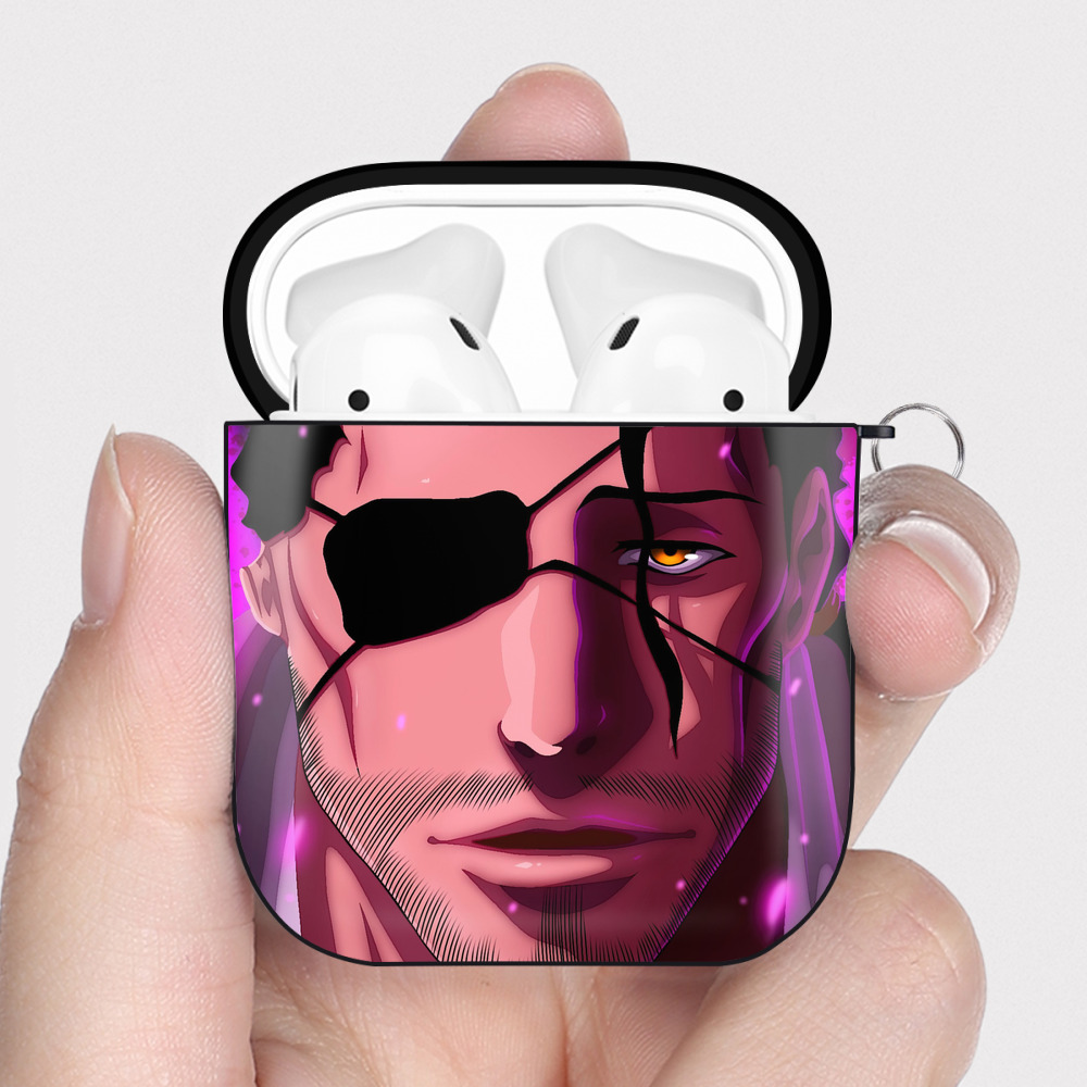 （画像用） ブリーチ BLEACH AirPods 第2世代保護ケース ハードシェル ブラック 耐衝撃・防指紋・カラビナ付き