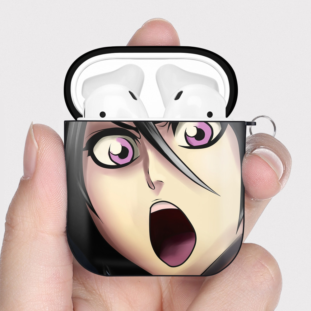 （画像用） ブリーチ BLEACH AirPods 第2世代保護ケース ハードシェル ブラック 耐衝撃・防指紋・カラビナ付き